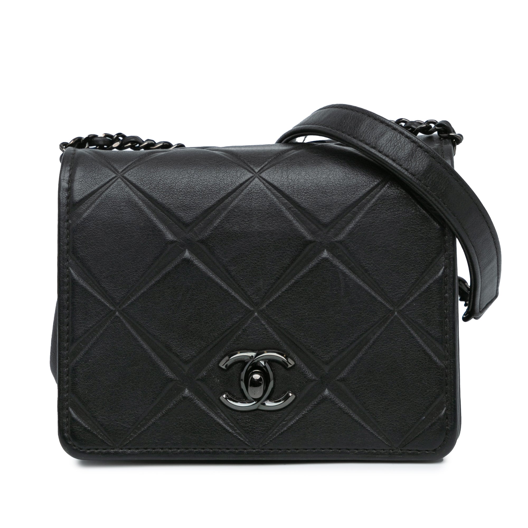 Chanel Mini Calfskin Propeller Flap - image 1