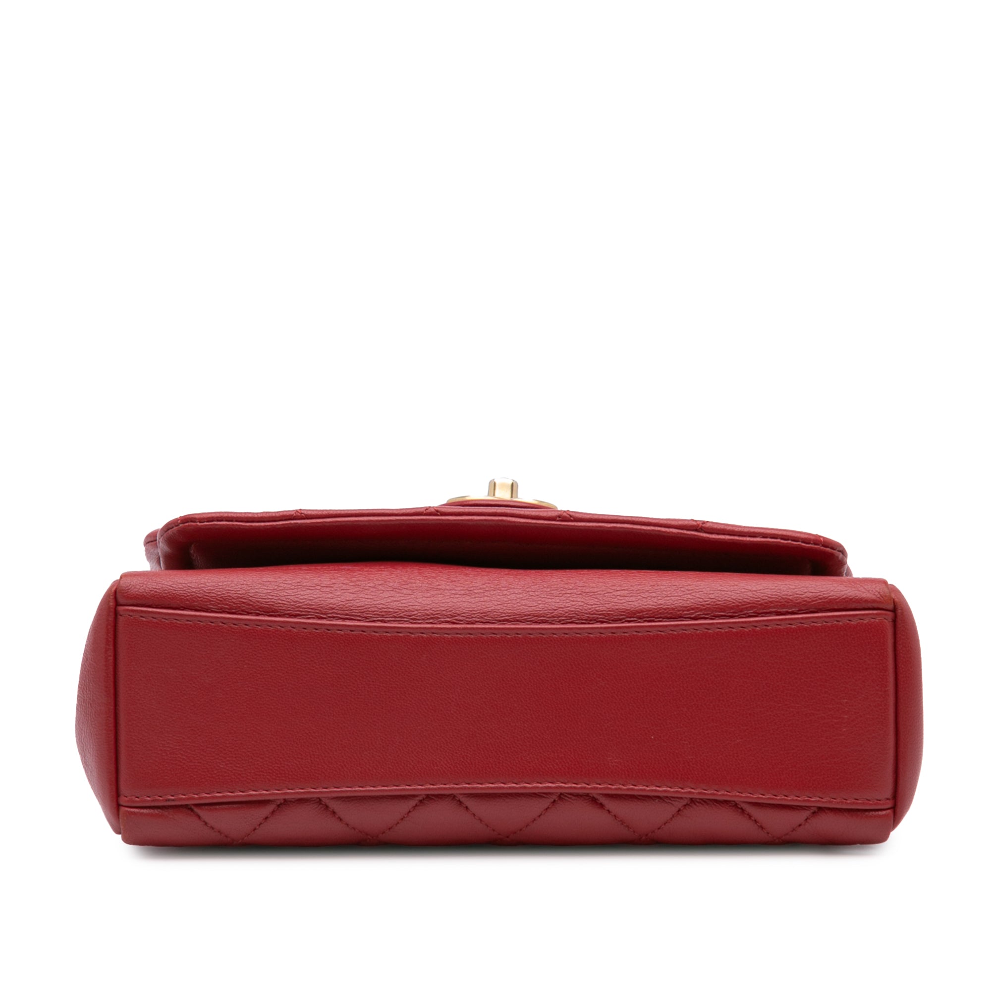 Chanel Small Quilted Lambskin Chain Link Flap - image 3