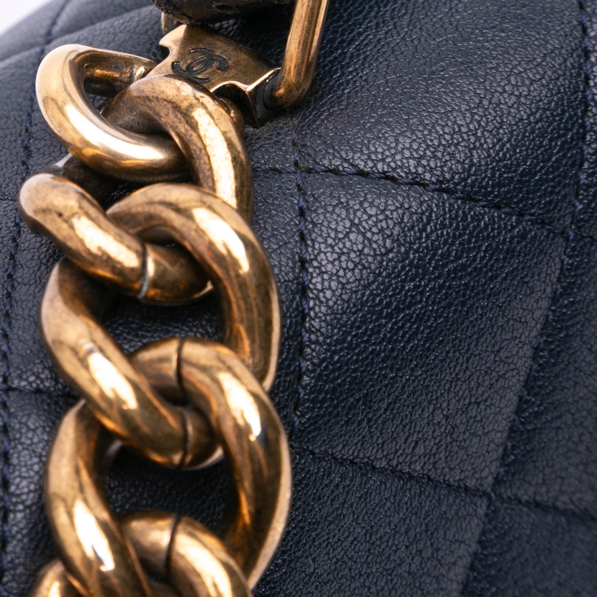 Chanel Paris Rome Large Sheepskin Trapezio Flap - image 12