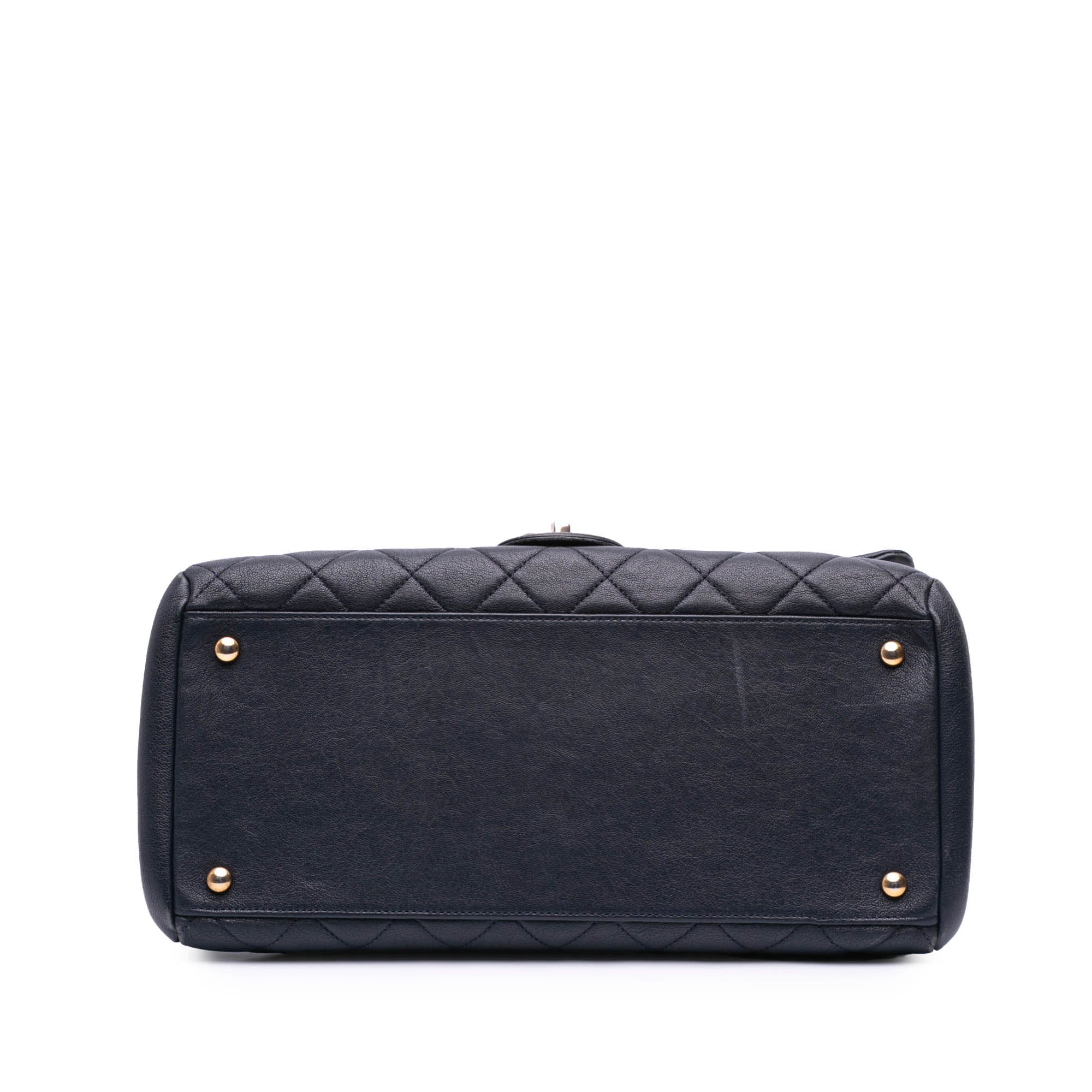 Chanel Paris Rome Large Sheepskin Trapezio Flap - image 3