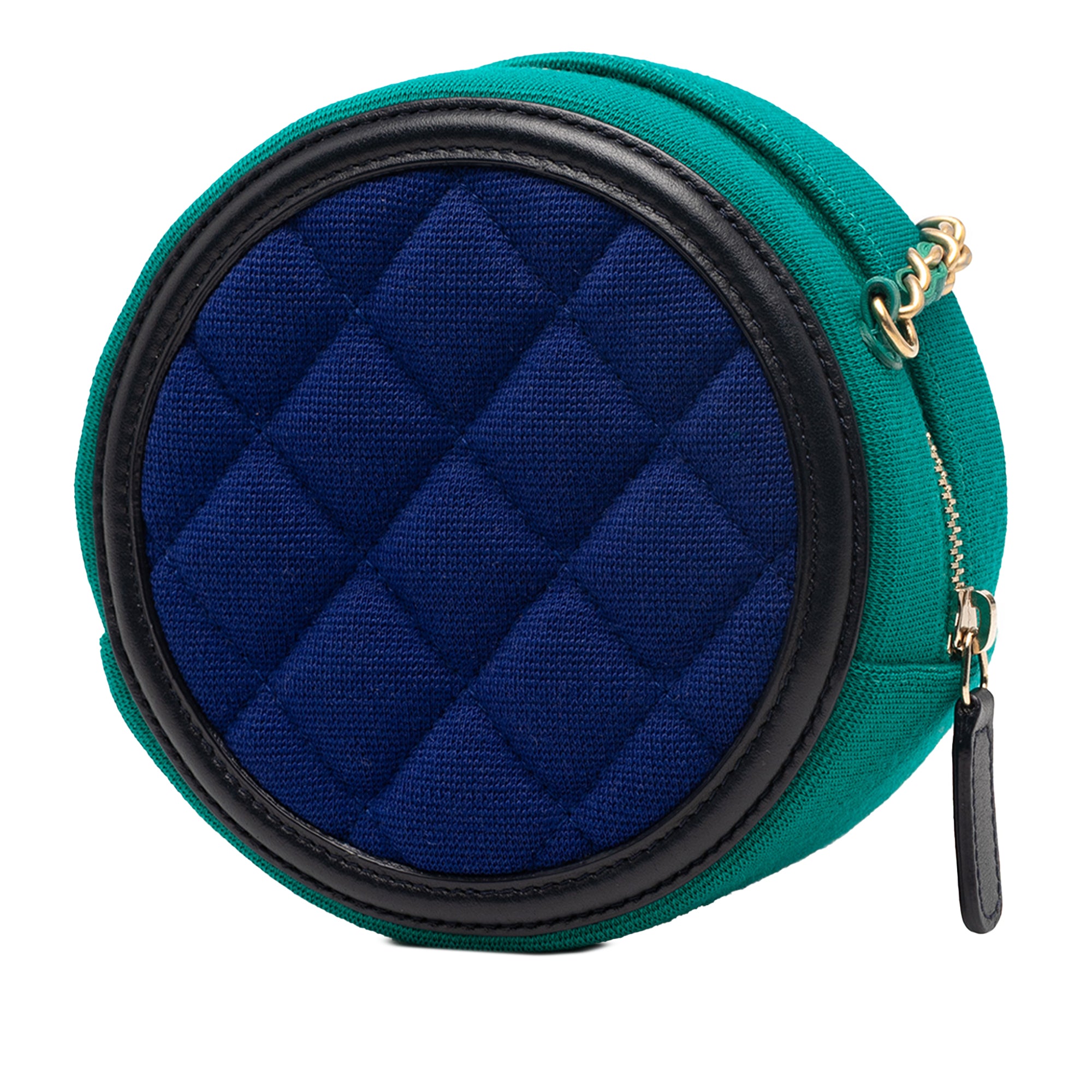 Chanel Tricolor Jersey CC Filigree Round Crossbody - image 2