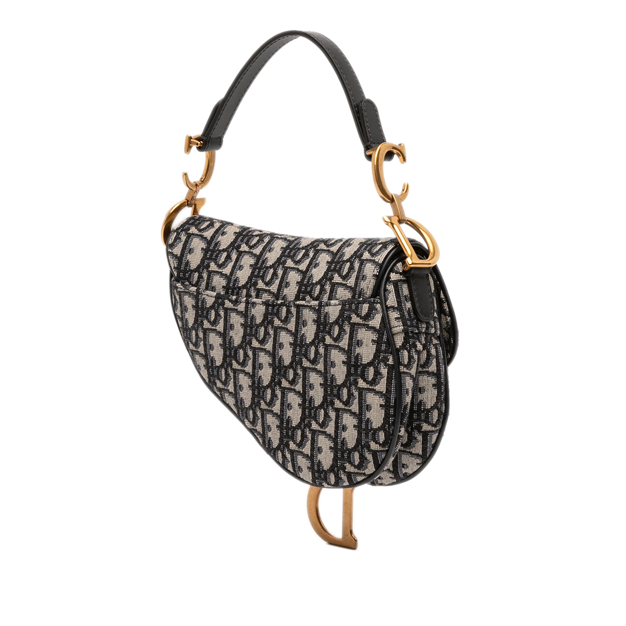 Dior Mini Oblique Canvas Saddle Bag - image 2