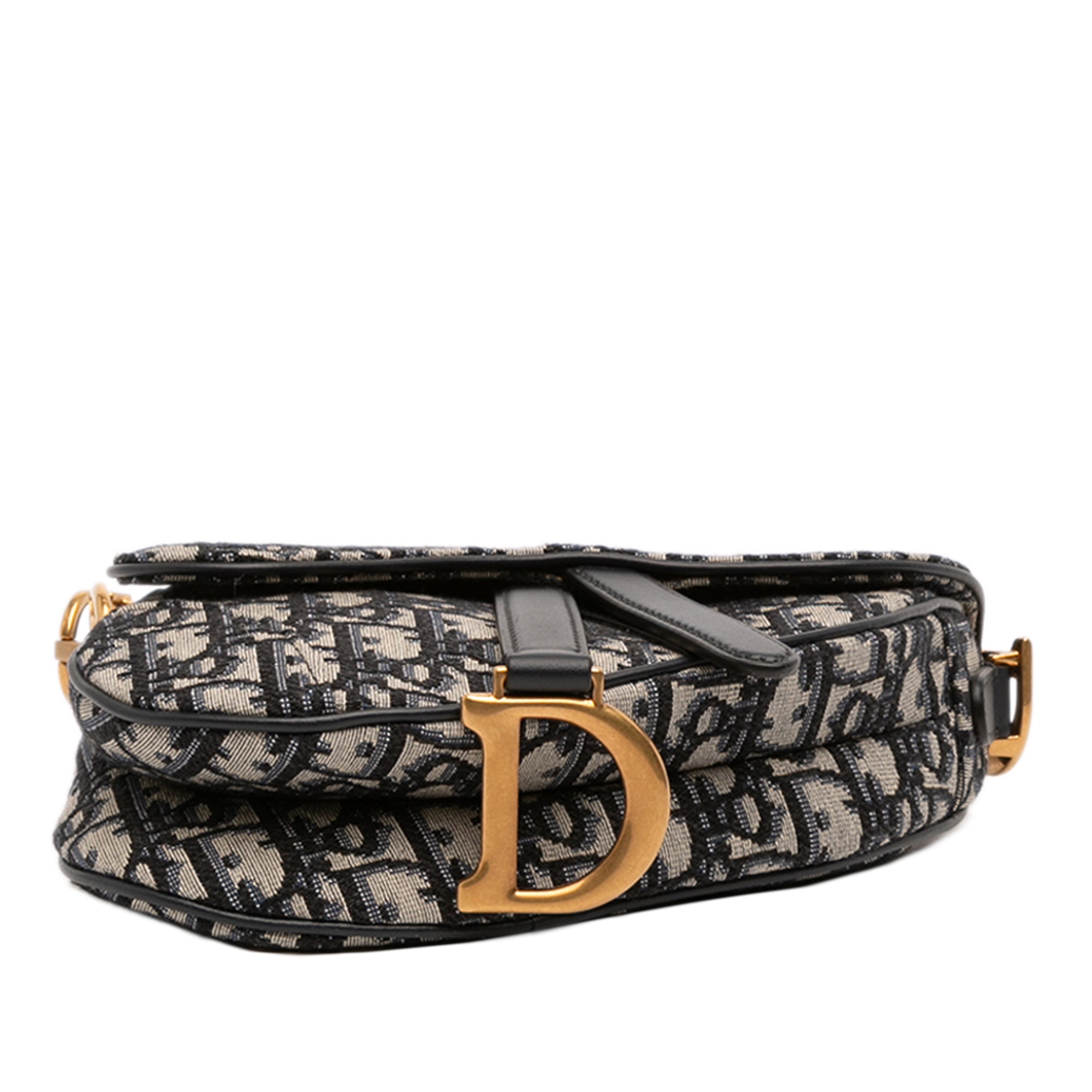 Dior Mini Oblique Canvas Saddle Bag - image 3