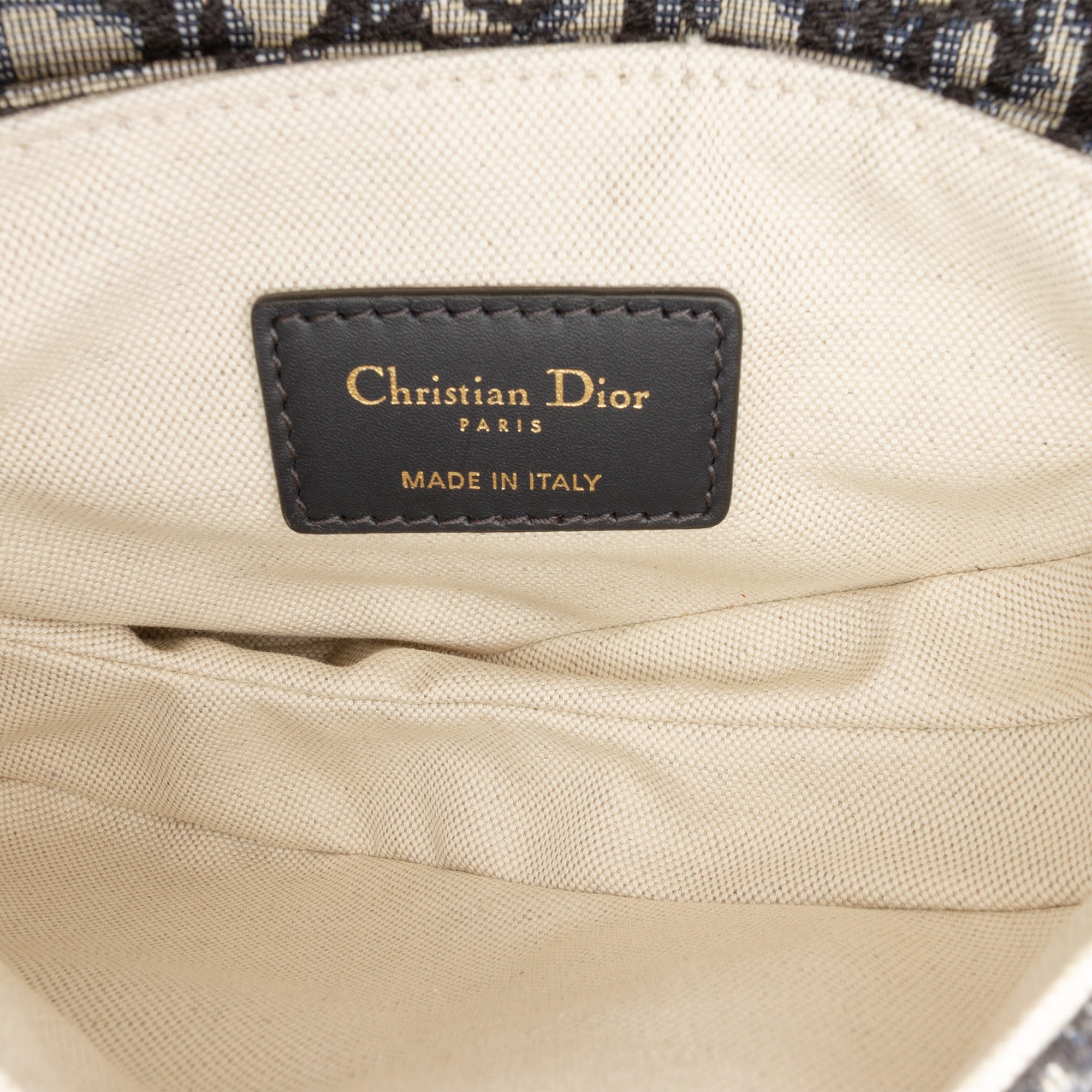Dior Mini Oblique Canvas Saddle Bag - image 4