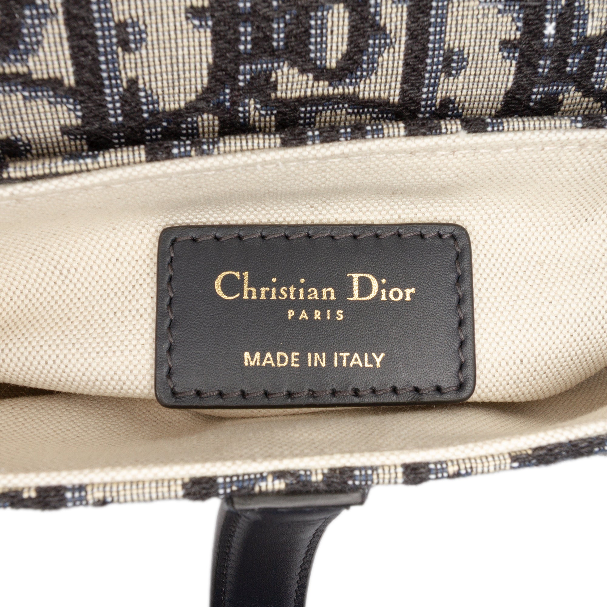 Dior Mini Oblique Canvas Saddle Bag - image 5