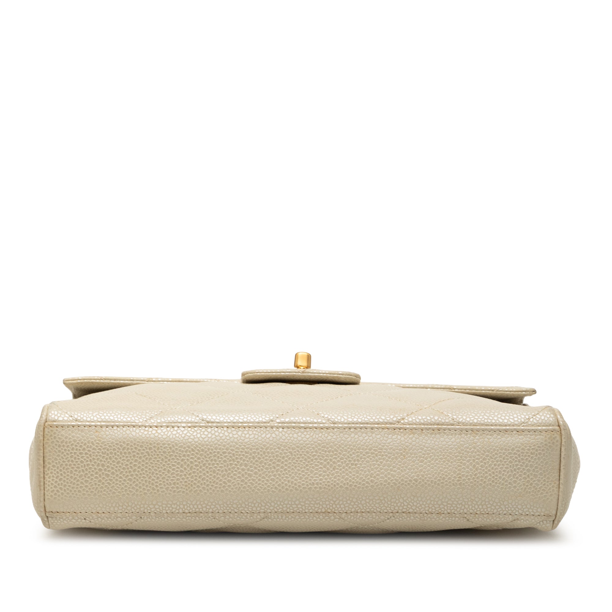 Chanel CC Diamond Quilted Caviar Shoulder Bag - image 3