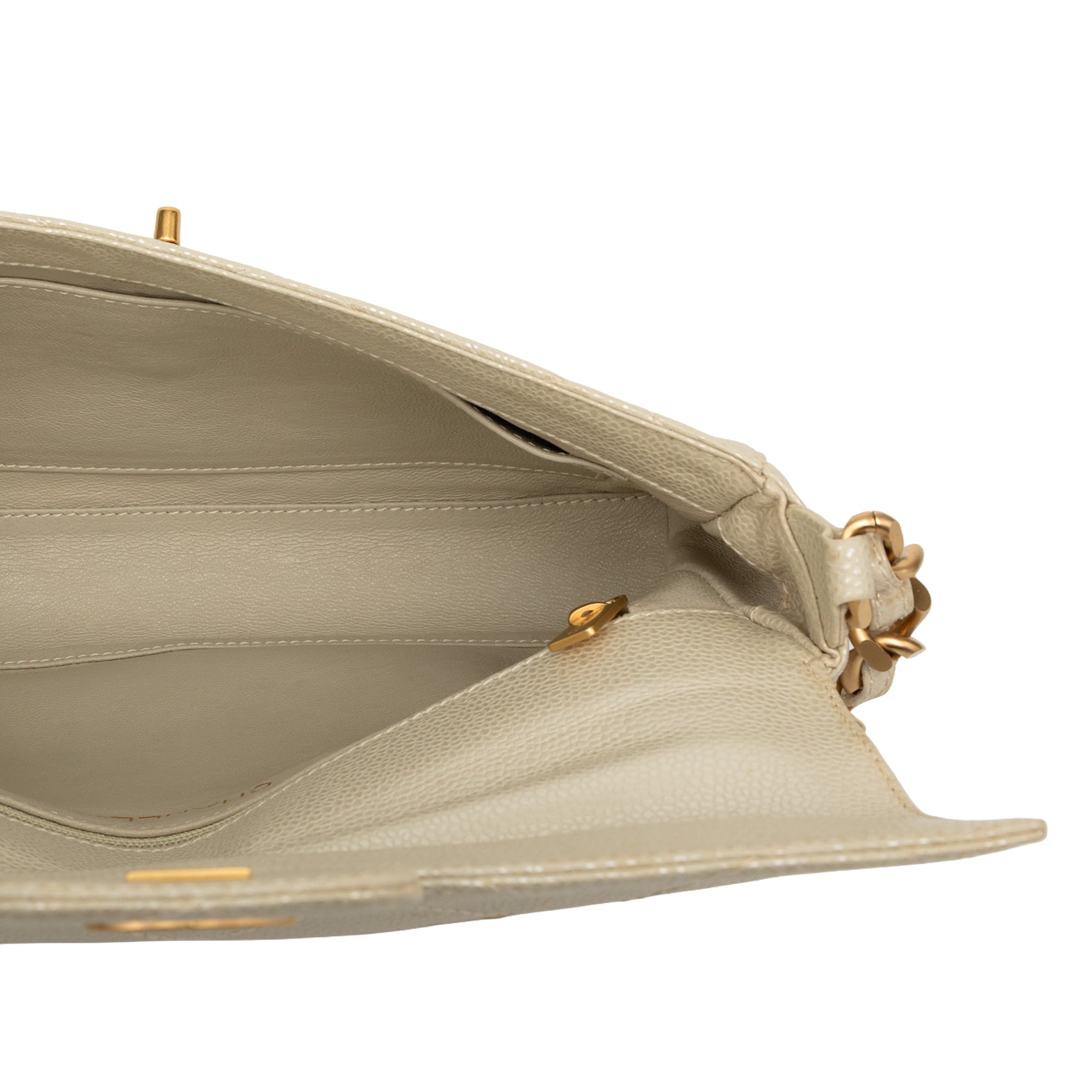 Chanel CC Diamond Quilted Caviar Shoulder Bag - image 4