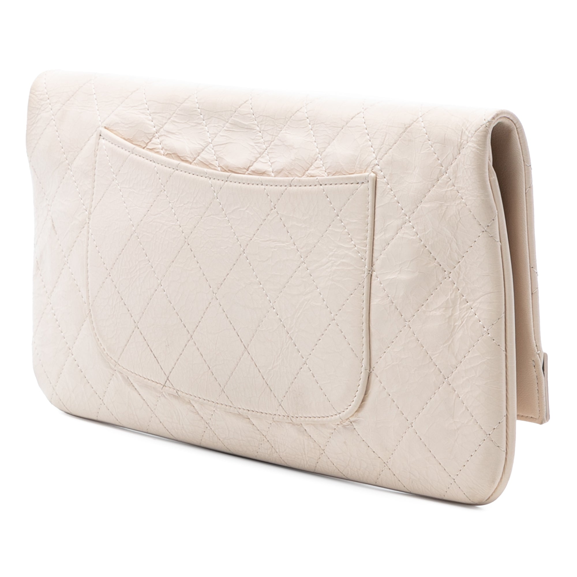 Chanel Large Shiny Crumpled Calfskin 31 Clutch - image 2
