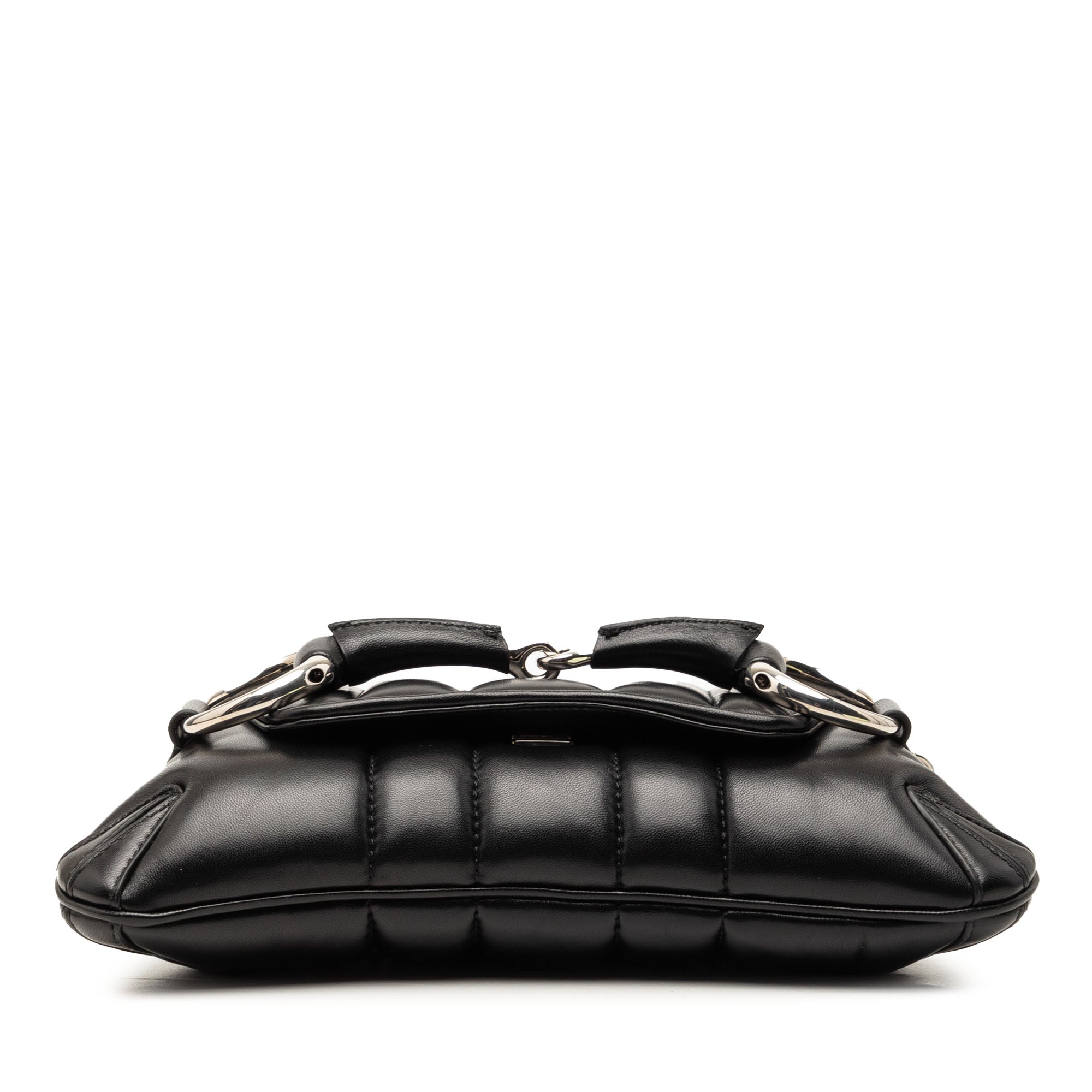 Gucci Small Quilted Leather Horsebit Chain Satchel - image 3
