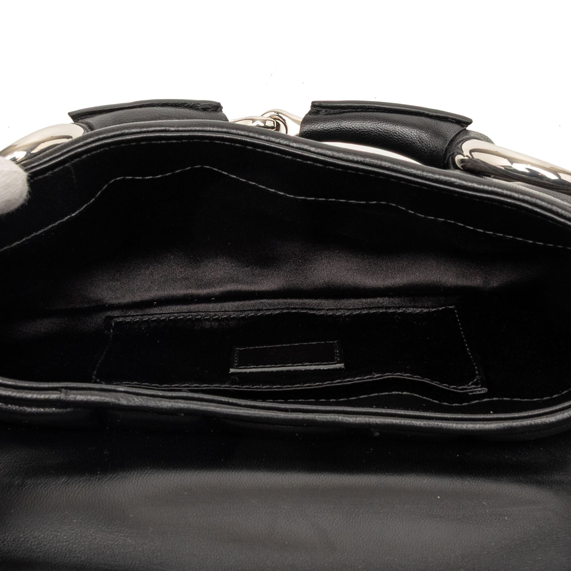Gucci Small Quilted Leather Horsebit Chain Satchel - image 4