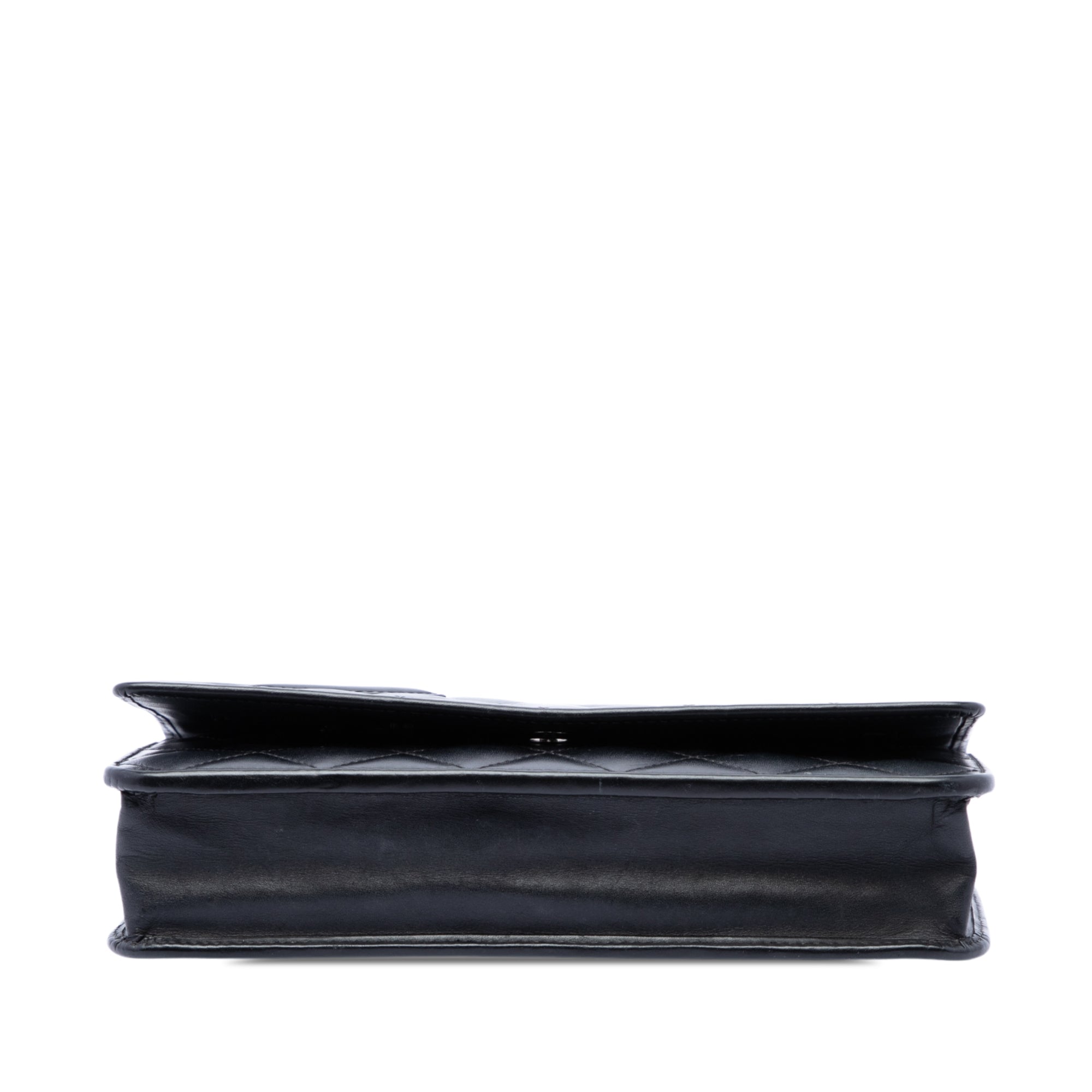 Chanel Quilted Lambskin Cambon Ligne Wallet On Chain - image 3
