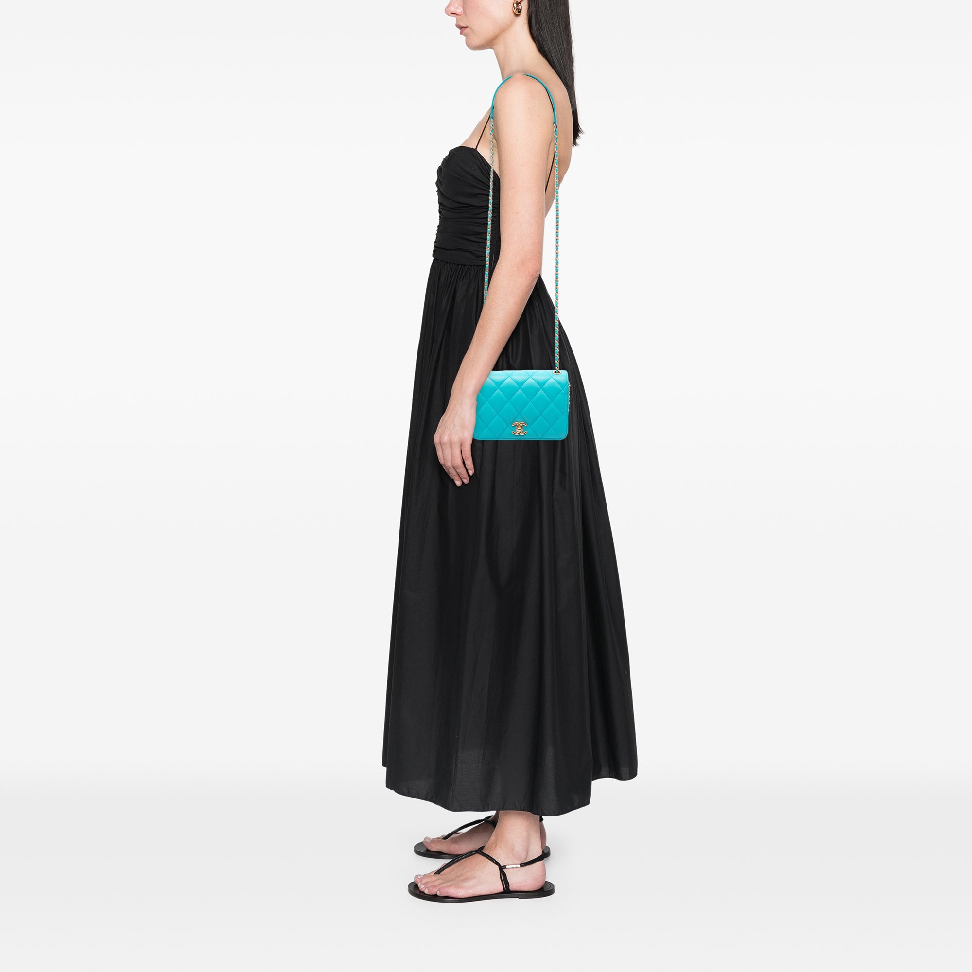 Chanel Small Quilted Calfskin Everyday Chic Flap - image 6