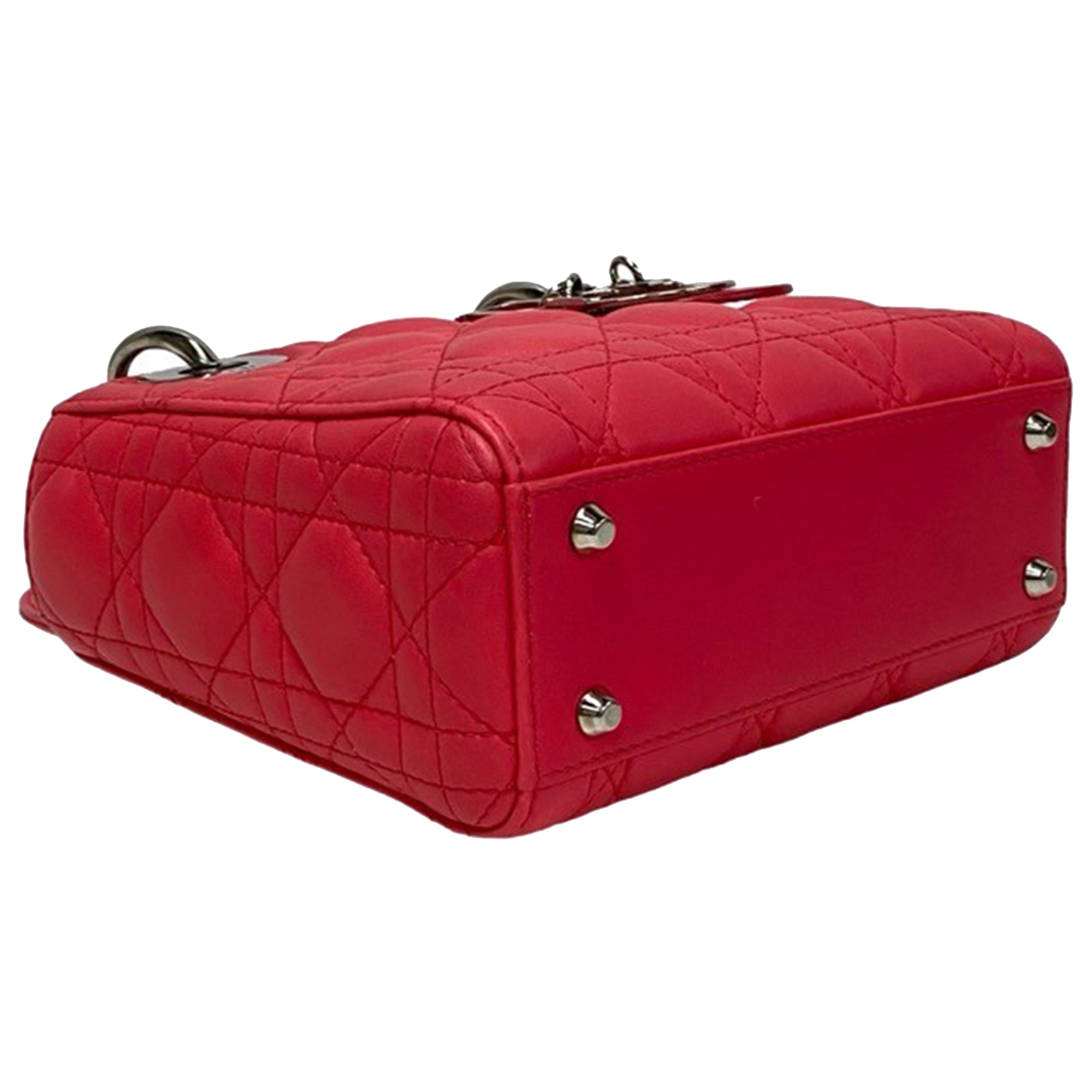 Dior Mini Lambskin Cannage Lady Dior - image 12