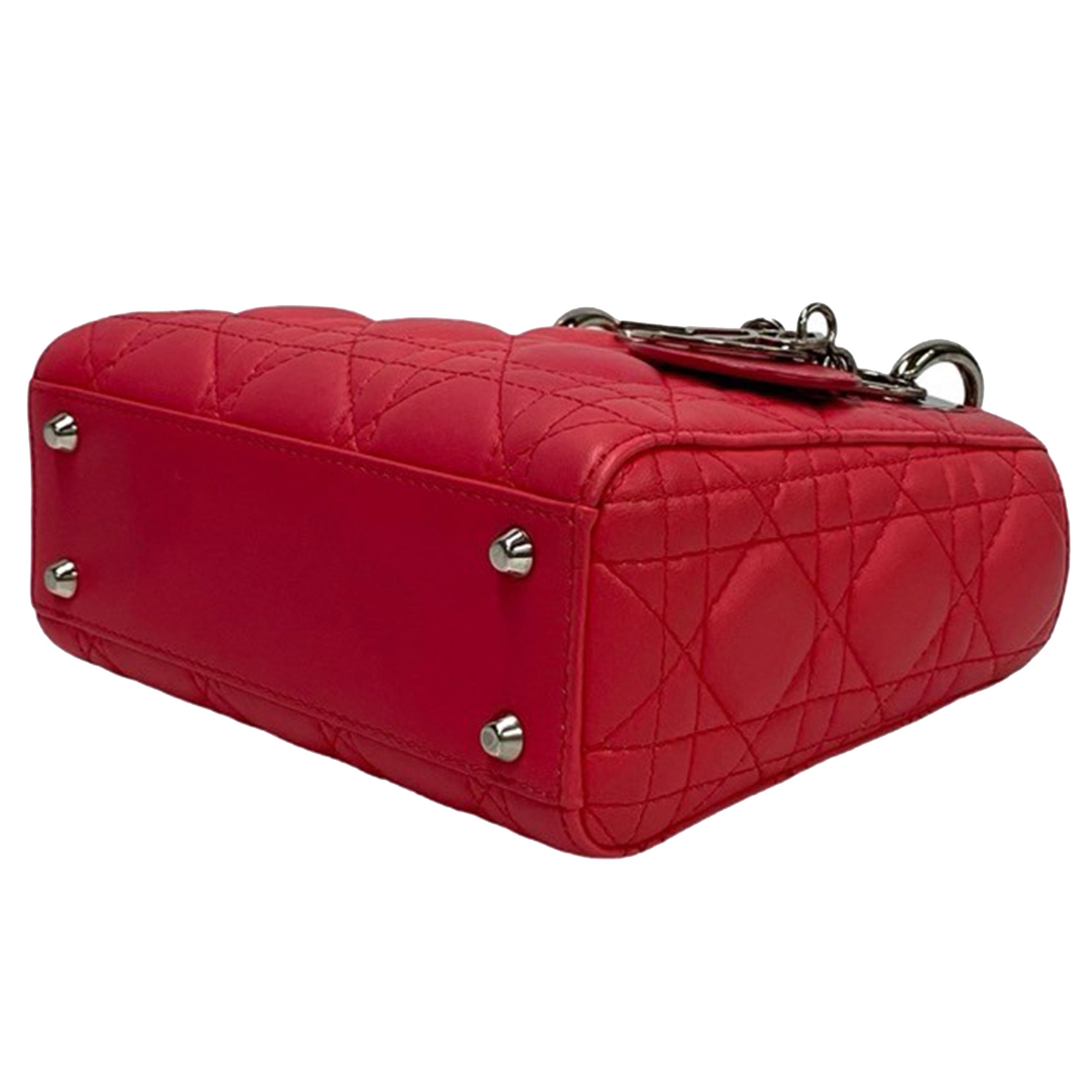 Dior Mini Lambskin Cannage Lady Dior - image 13