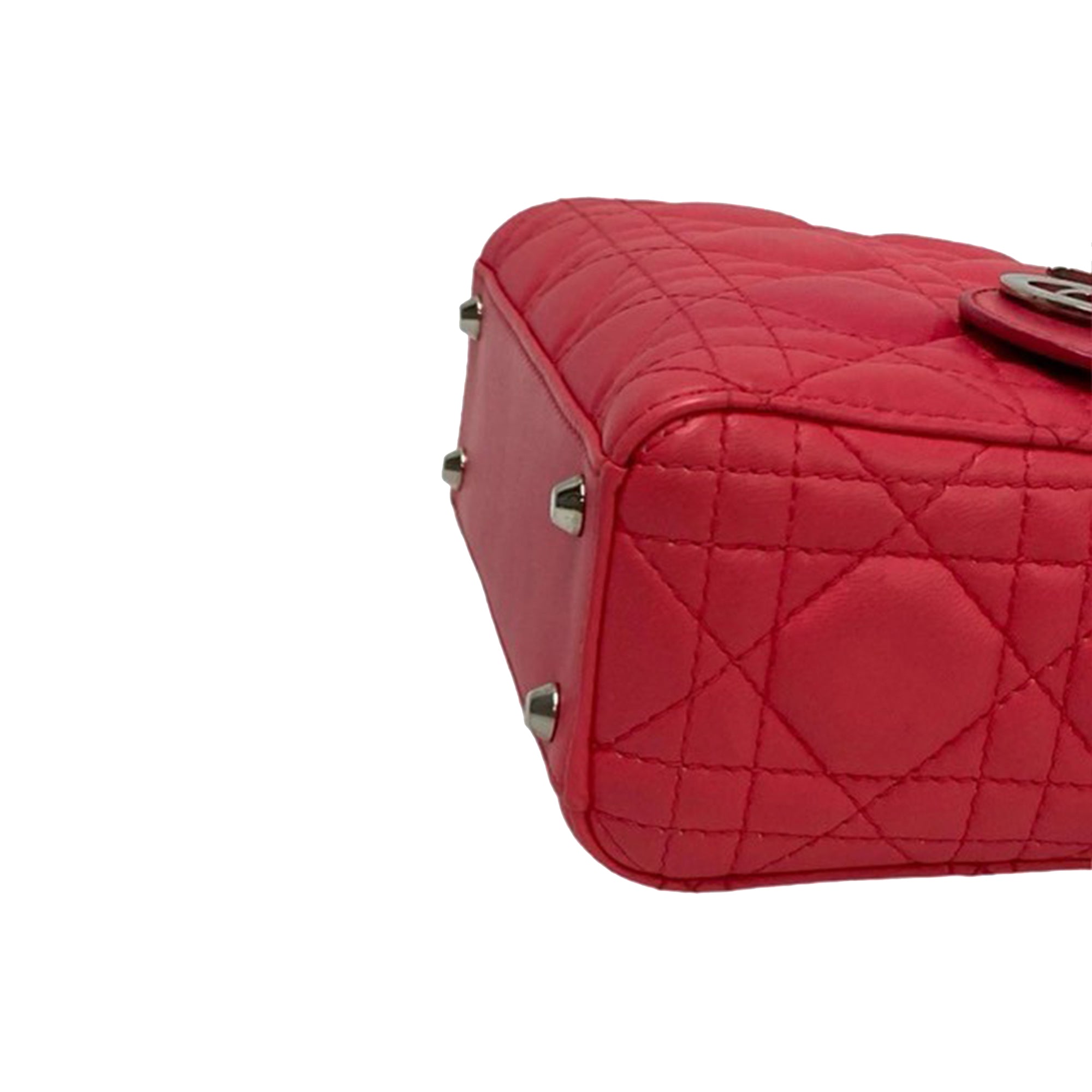 Dior Mini Lambskin Cannage Lady Dior - image 15