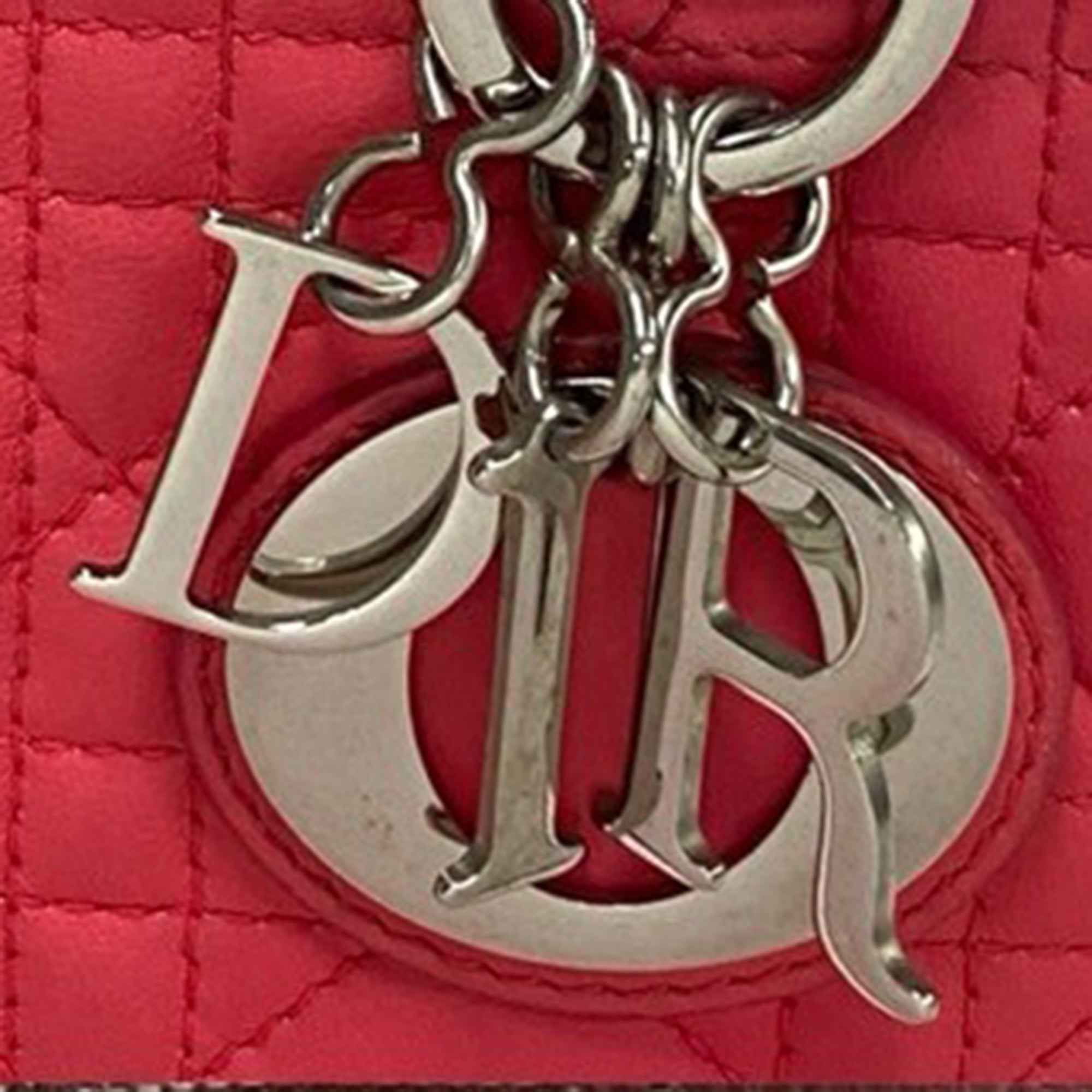 Dior Mini Lambskin Cannage Lady Dior - image 16