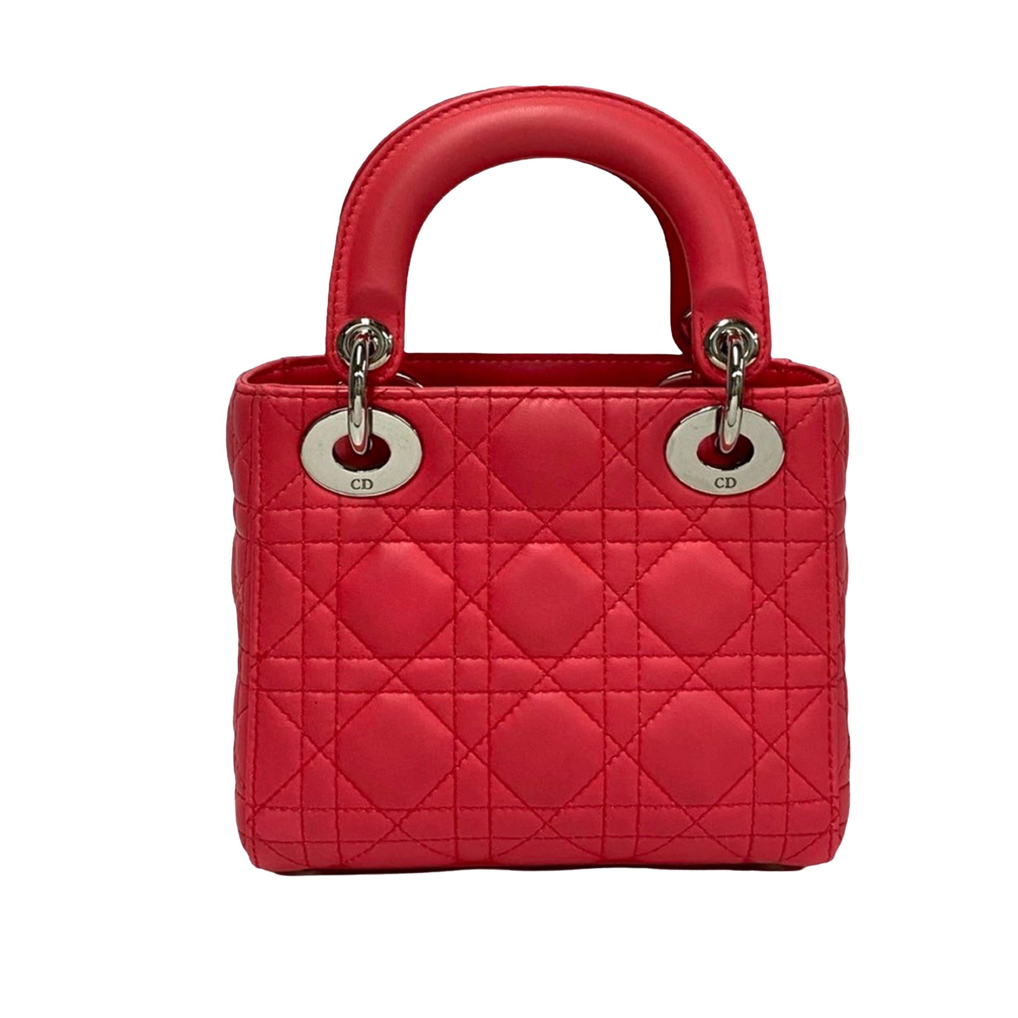 Dior Mini Lambskin Cannage Lady Dior - image 2