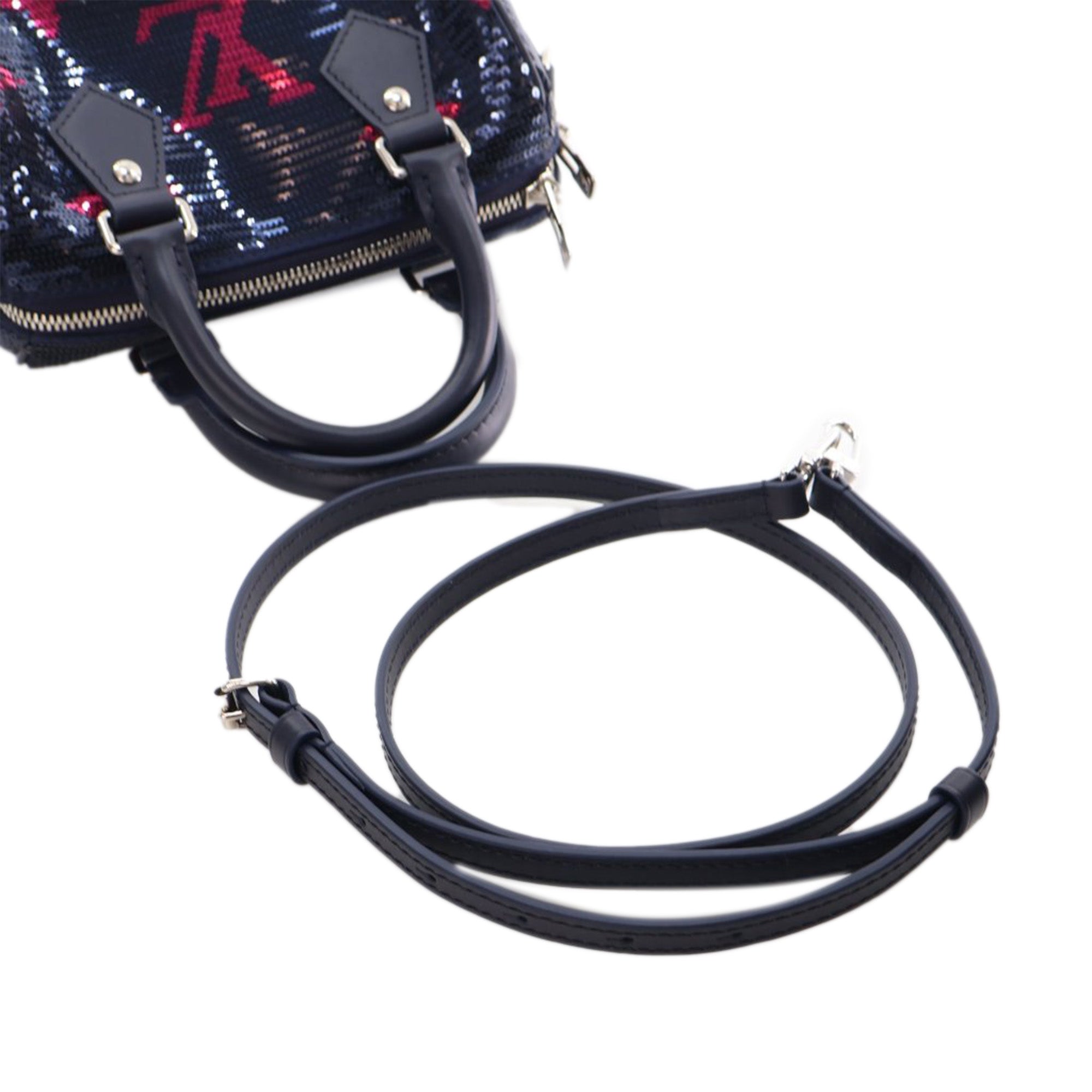 Louis Vuitton LV Night Monogram Giant Sequins Speedy Bandouliere 18 - image 11
