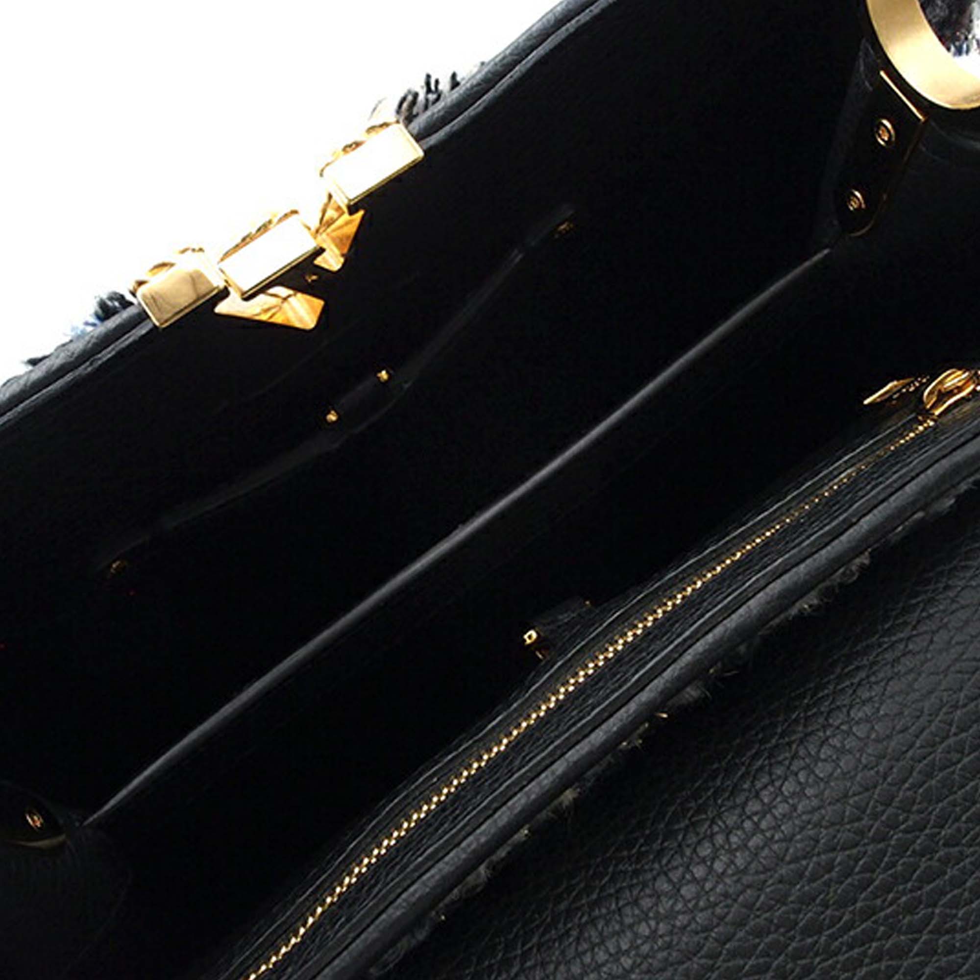 Louis Vuitton Tweed Capucines MM - image 3