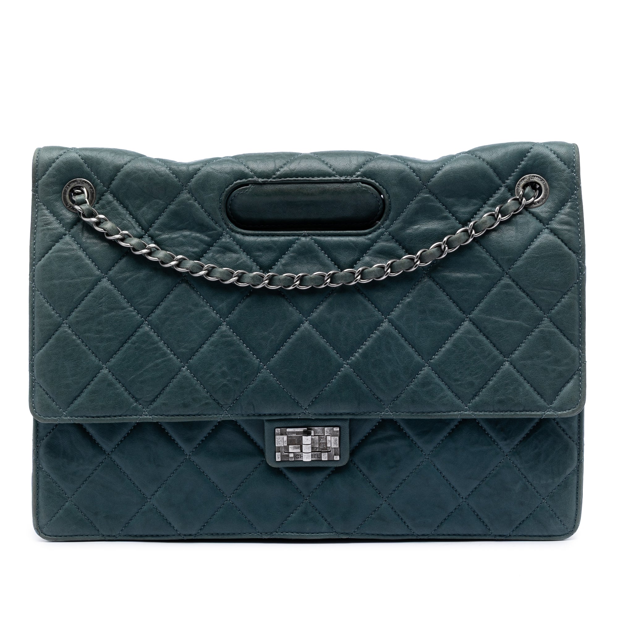 Chanel Paris Byzance Maxi Washed Lambskin Take Away Flap - image 1