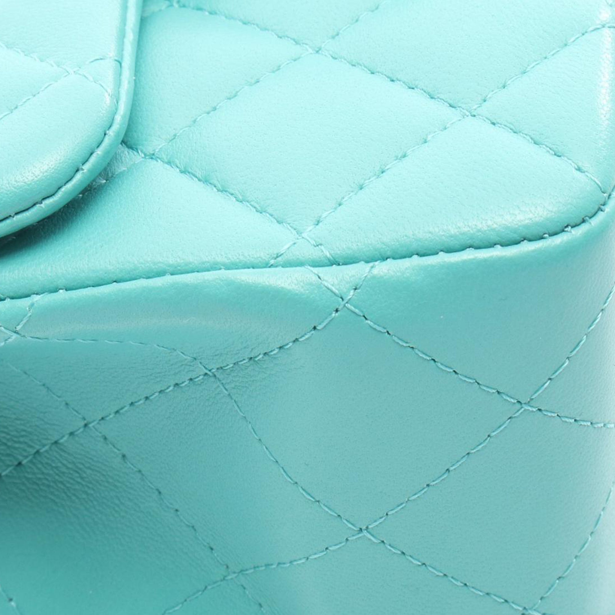 Chanel Mini Square Classic Lambskin Single Flap - image 10