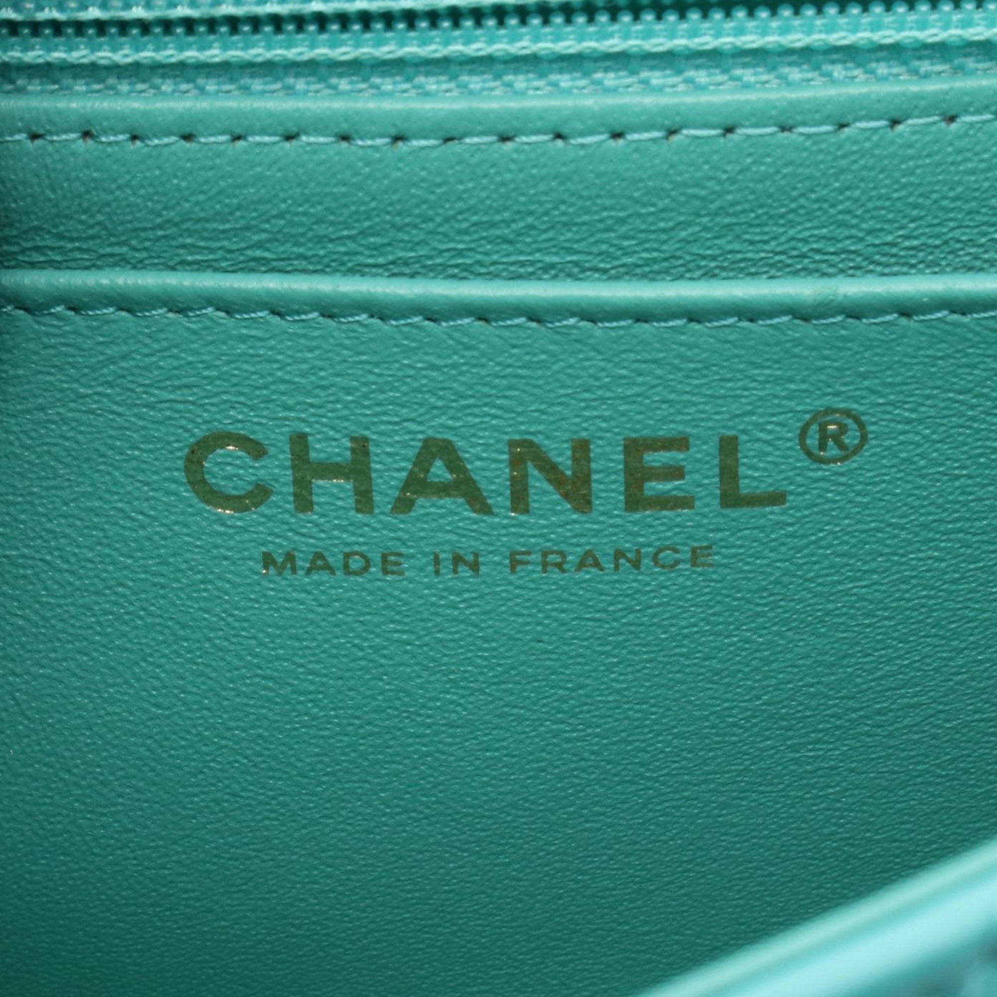 Chanel Mini Square Classic Lambskin Single Flap - image 4