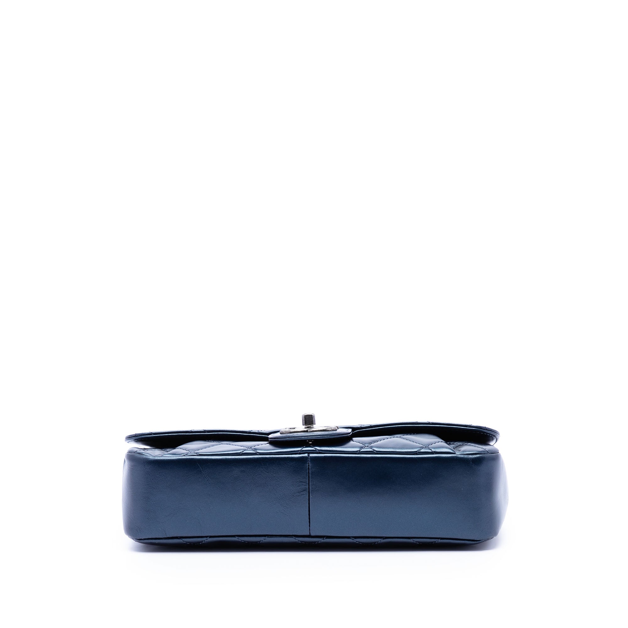 Chanel Medium Quilted Glazed Calfskin Coco Pleats Flap - image 3