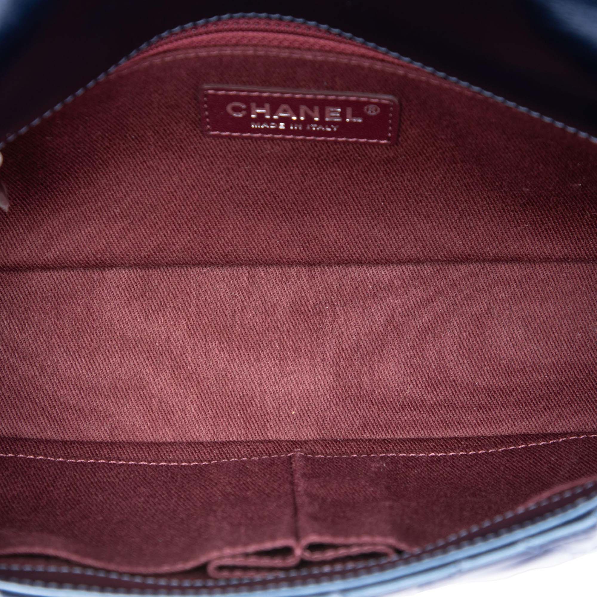 Chanel Medium Quilted Glazed Calfskin Coco Pleats Flap - image 4