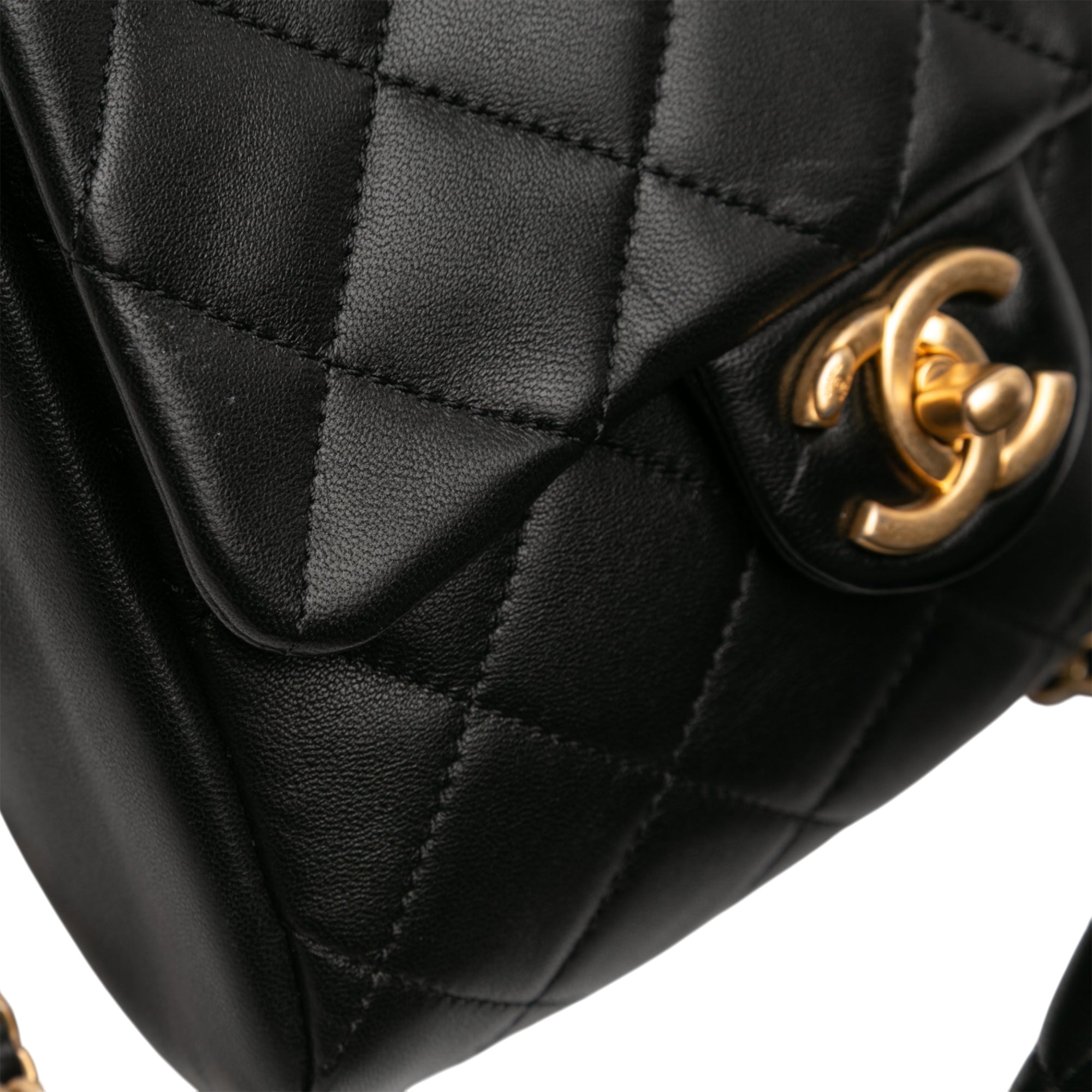 Chanel CC Quilted Lambskin Side Packs Crossbody - image 10