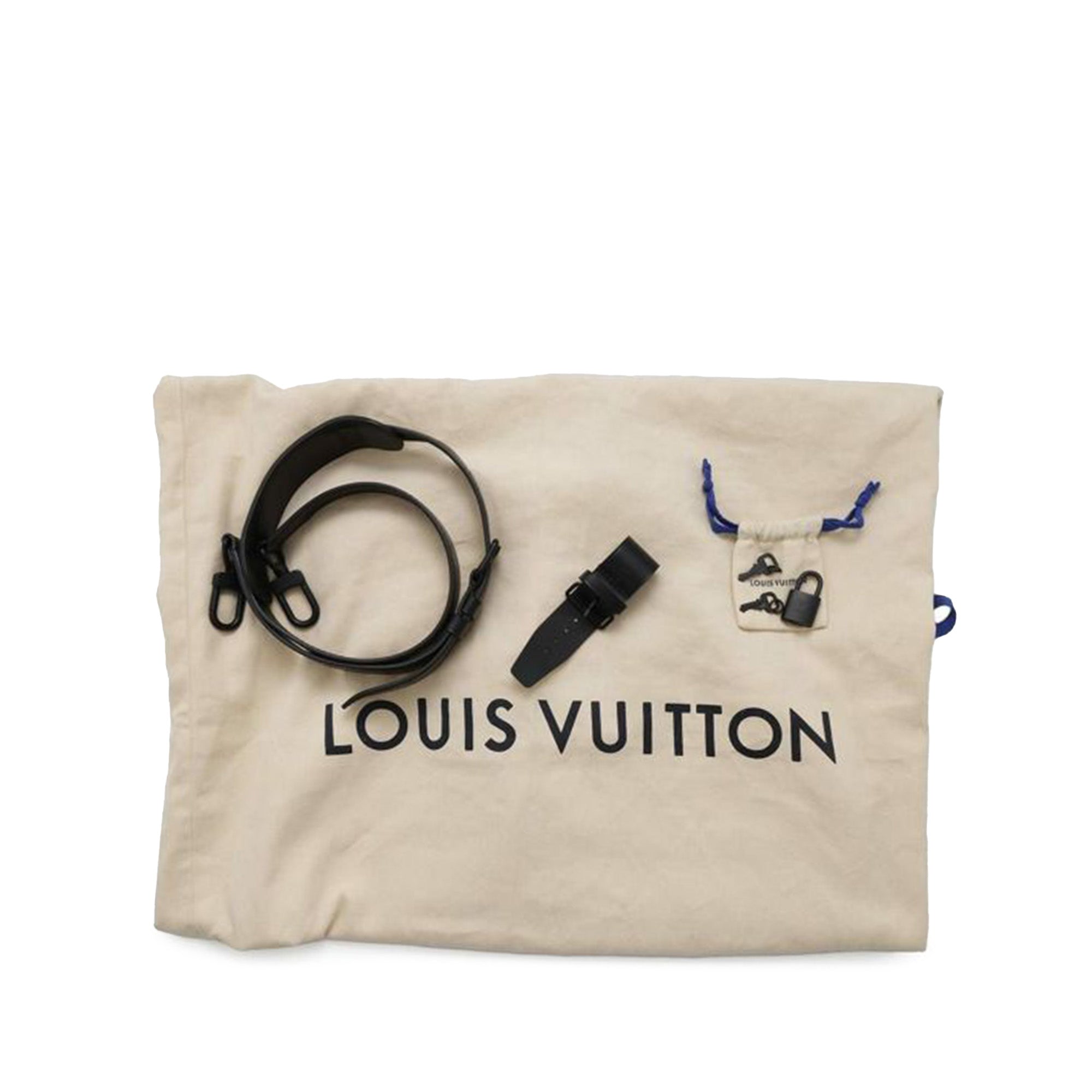 Louis Vuitton Monogram Tuffetage Triangle Keepall Bandouliere 50 - image 14