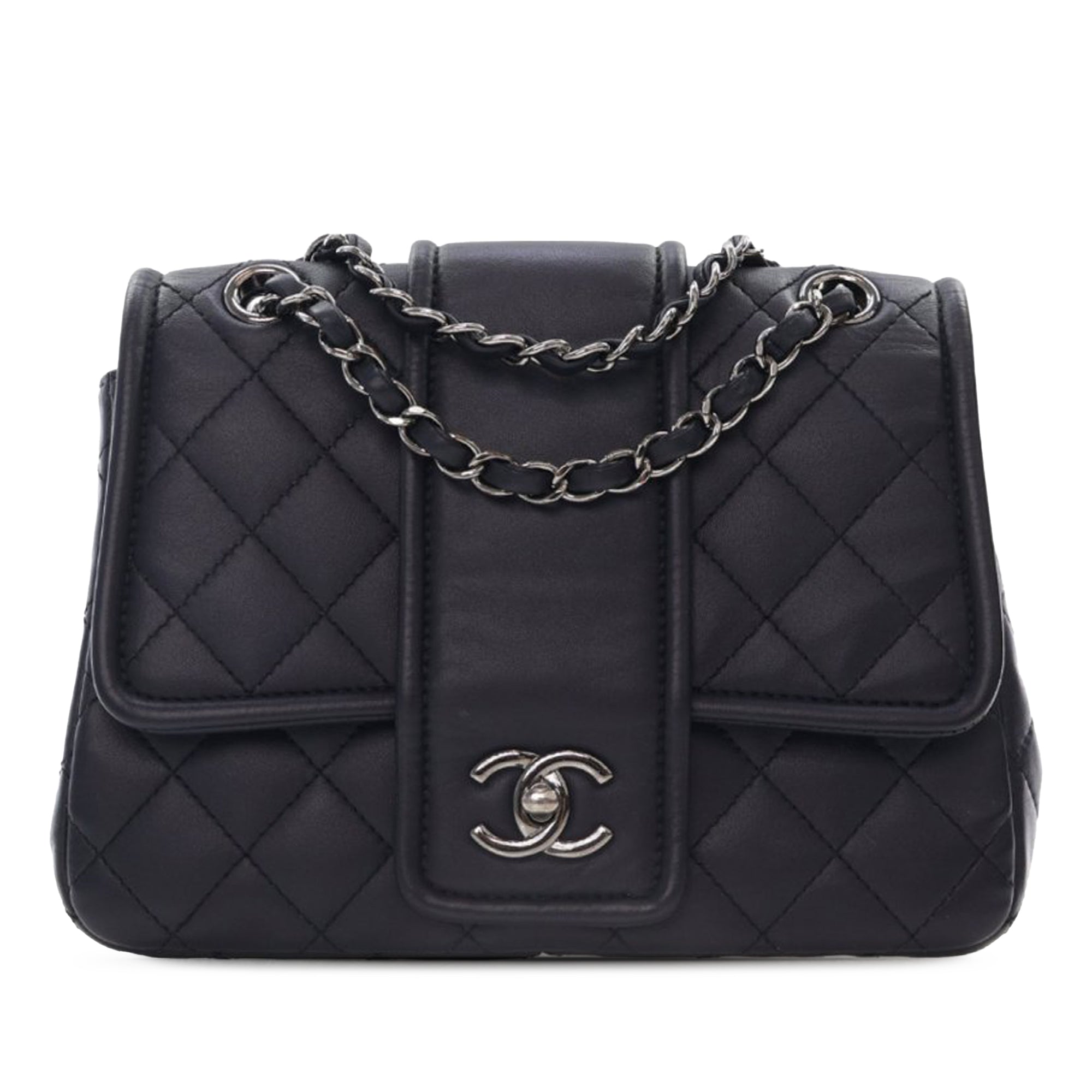 Chanel Quilted Lambskin Elementary Chic Flap - image 1