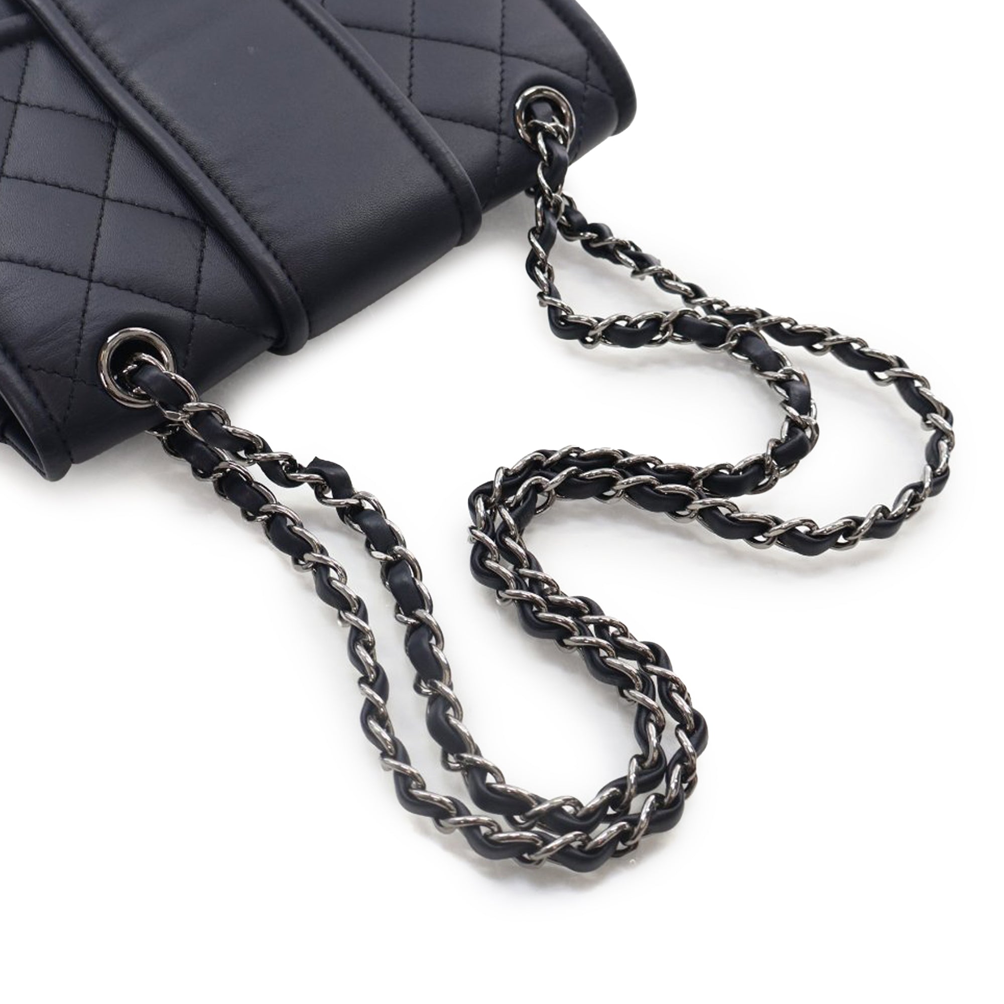 Chanel Quilted Lambskin Elementary Chic Flap - image 14