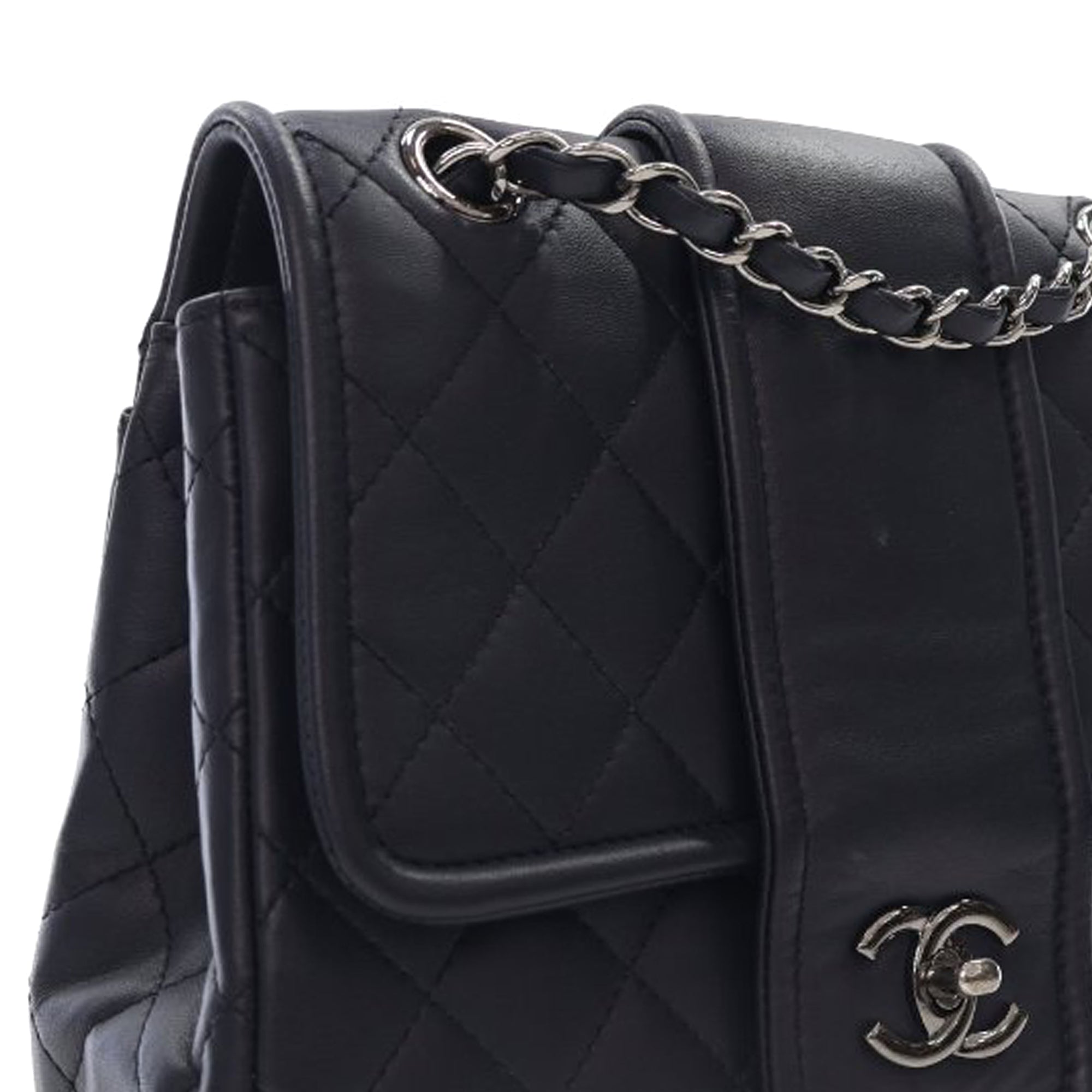 Chanel Quilted Lambskin Elementary Chic Flap - image 8