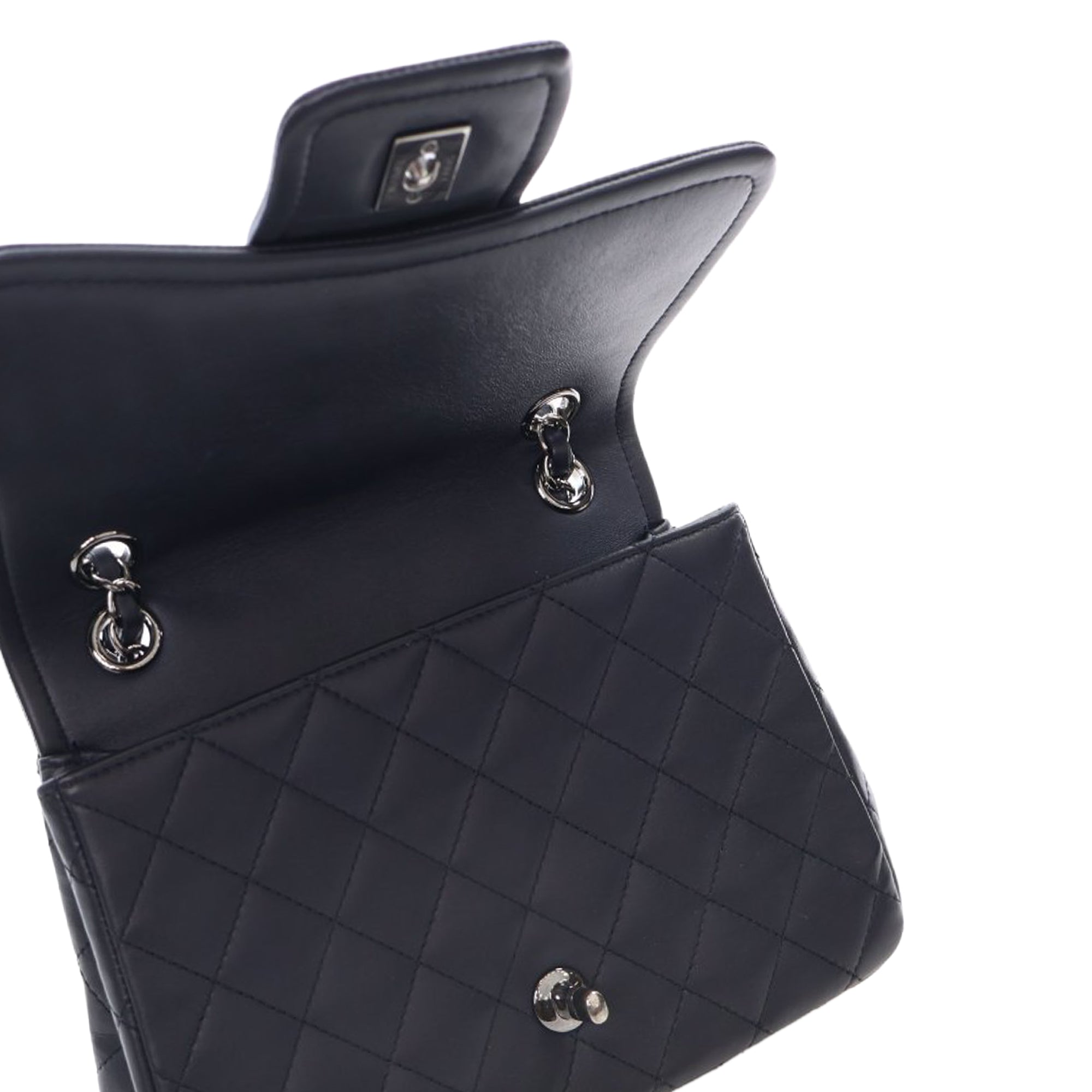 Chanel Quilted Lambskin Elementary Chic Flap - image 9