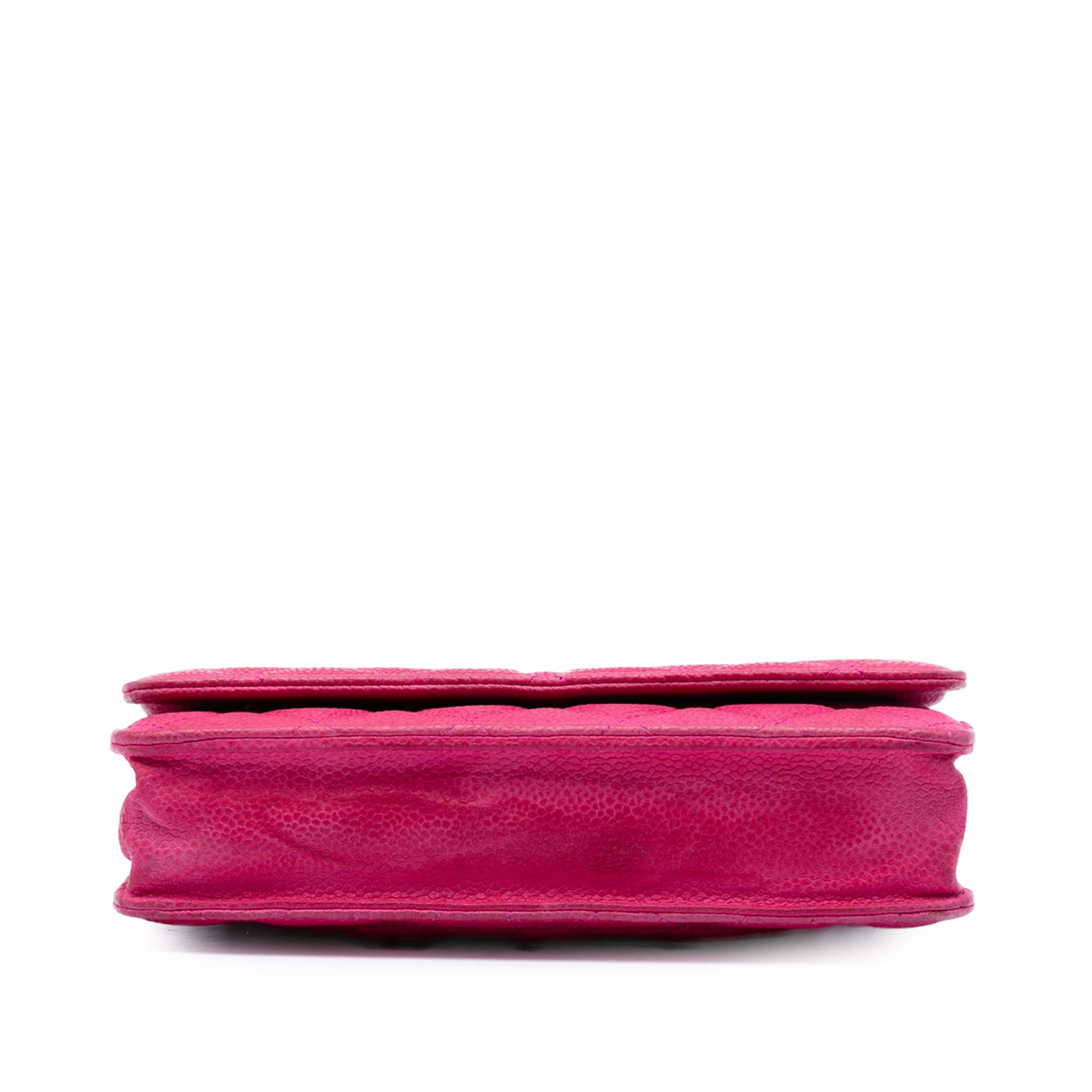 Chanel CC Quilted Caviar Wallet on Chain - image 3