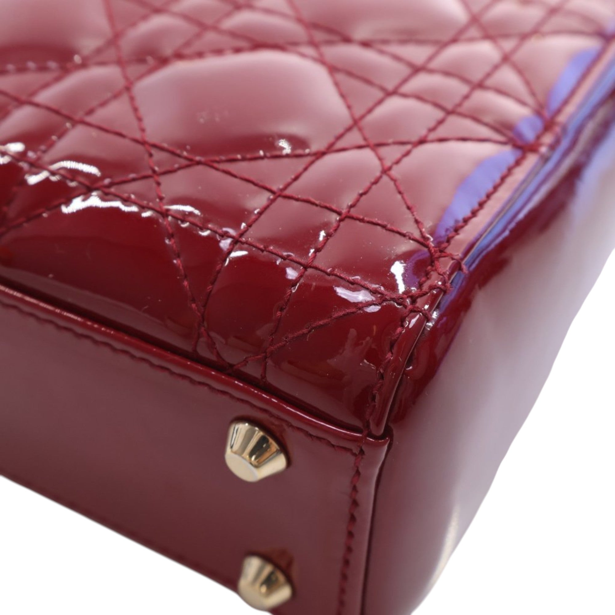 Dior Mini Patent Cannage Lady Dior - image 10