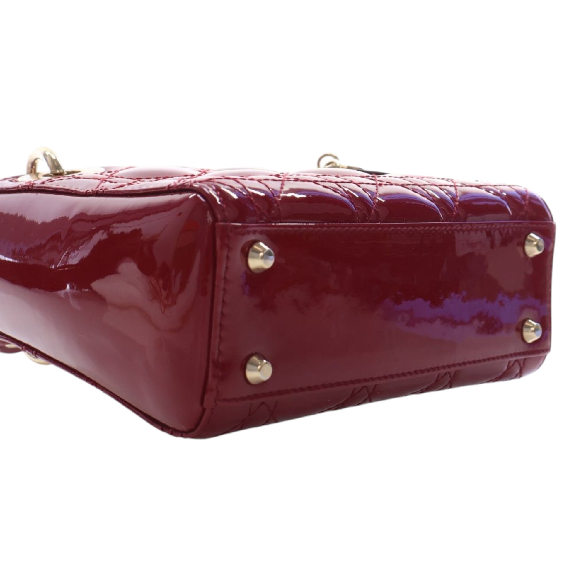 Dior Mini Patent Cannage Lady Dior - image 12