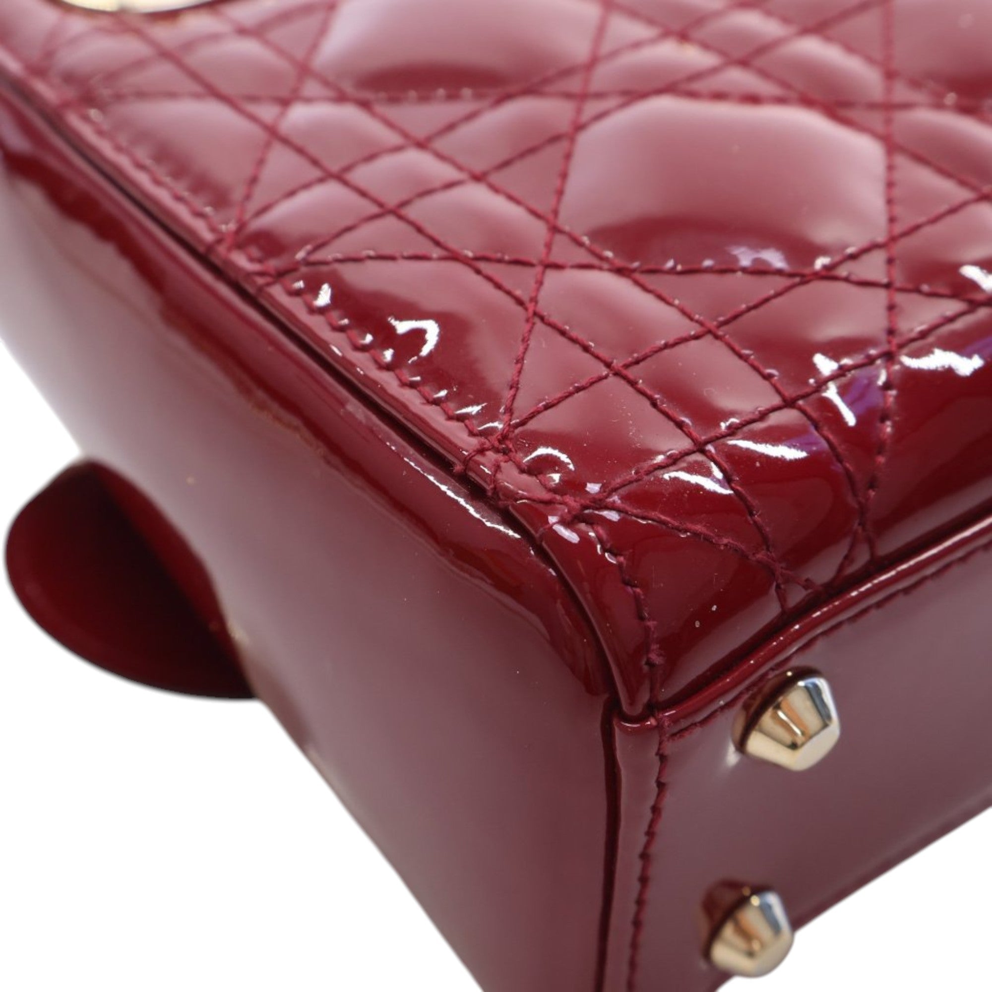 Dior Mini Patent Cannage Lady Dior - image 9