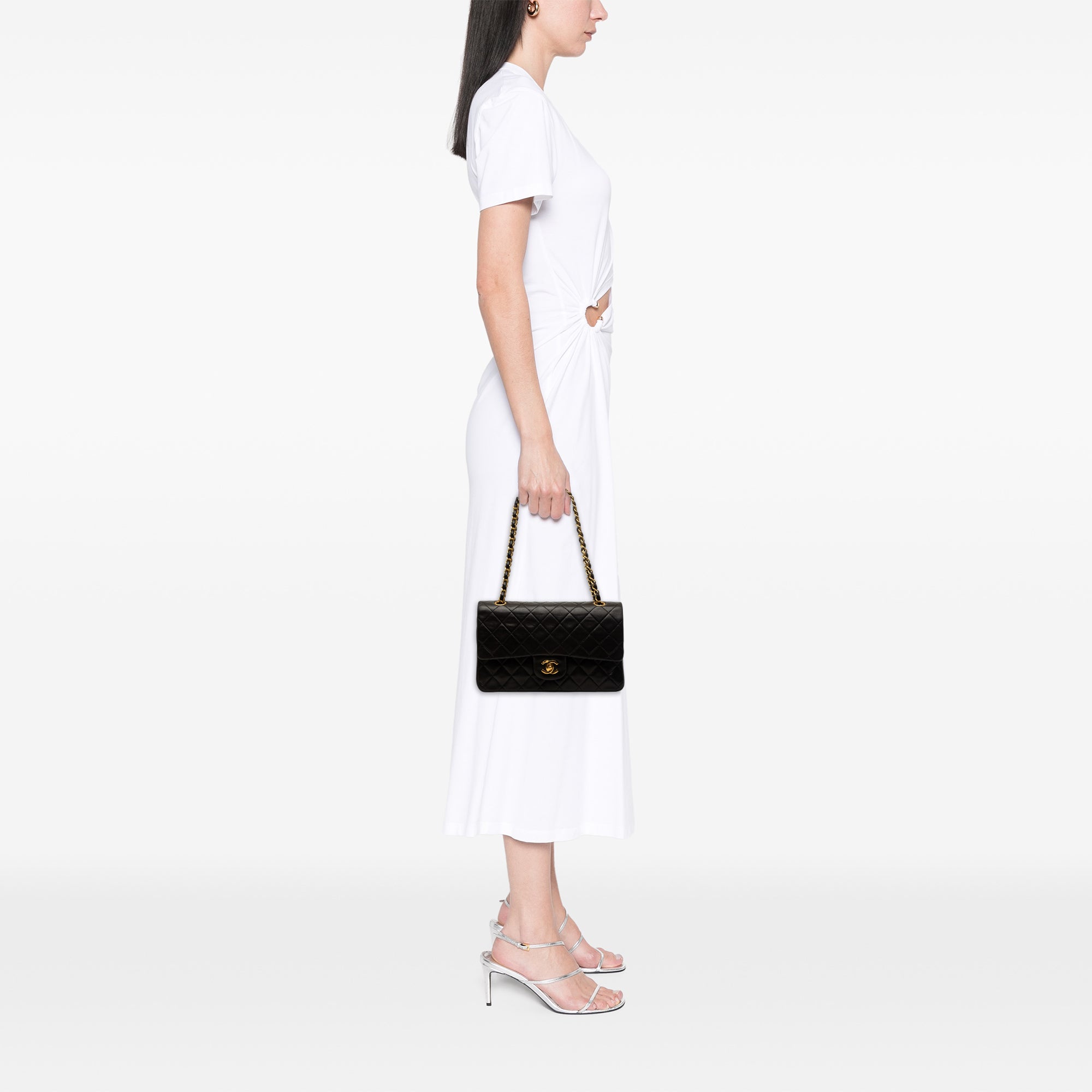 Chanel Medium Classic Lambskin Double Flap - image 6
