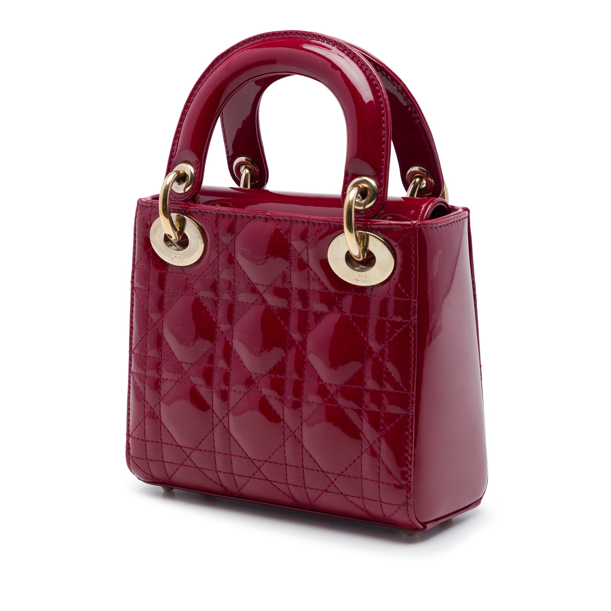 Dior Mini Patent Cannage Lady Dior - image 2