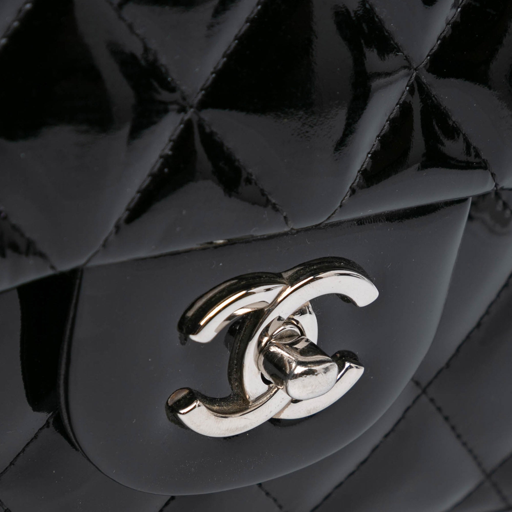 Chanel Jumbo Classic Patent Double Flap - image 9