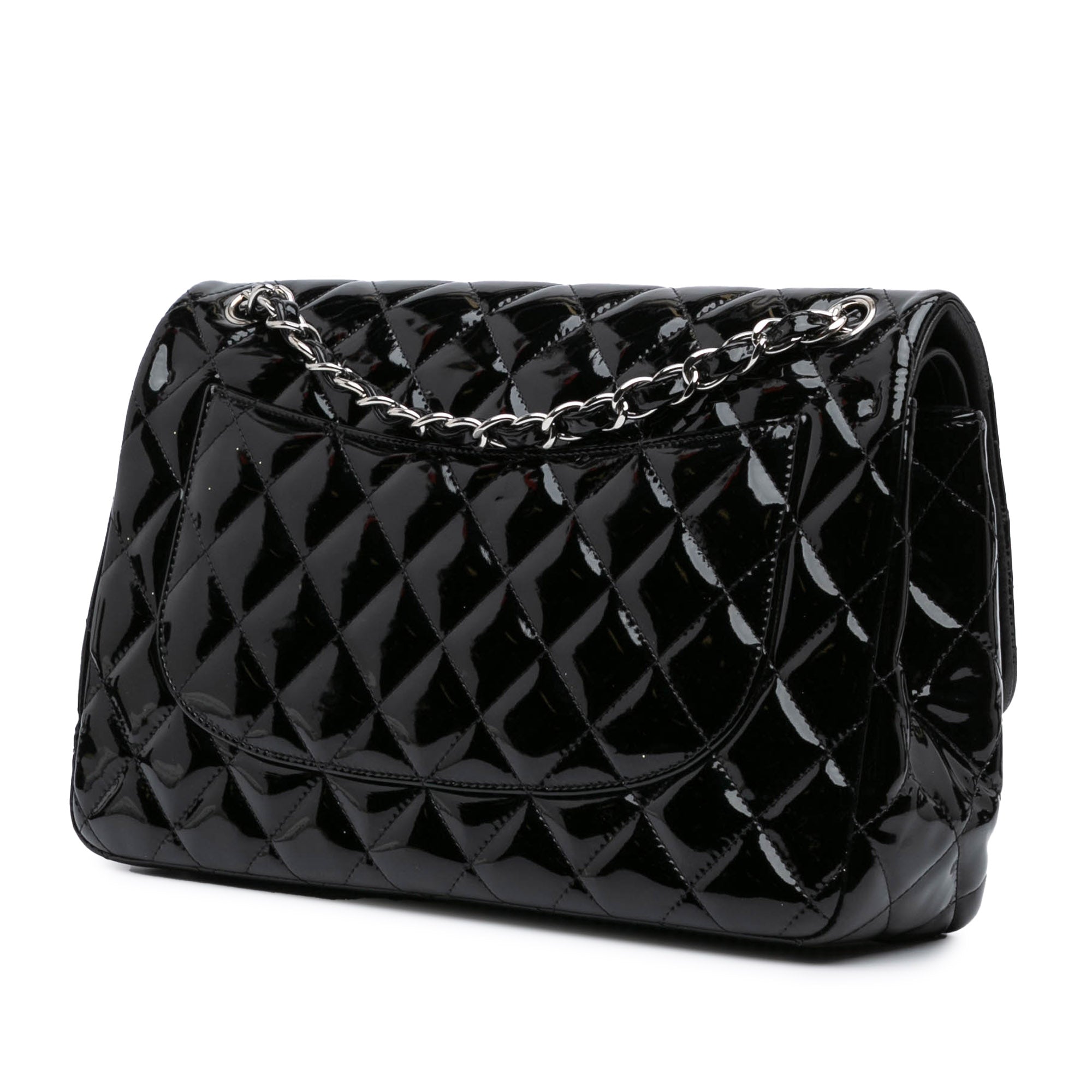 Chanel Jumbo Classic Patent Double Flap - image 2