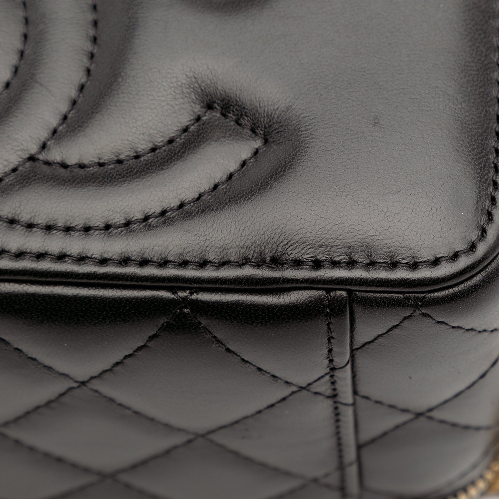 Chanel Small Quilted Lambskin Pillow Crush Vanity Case with Chain - image 8