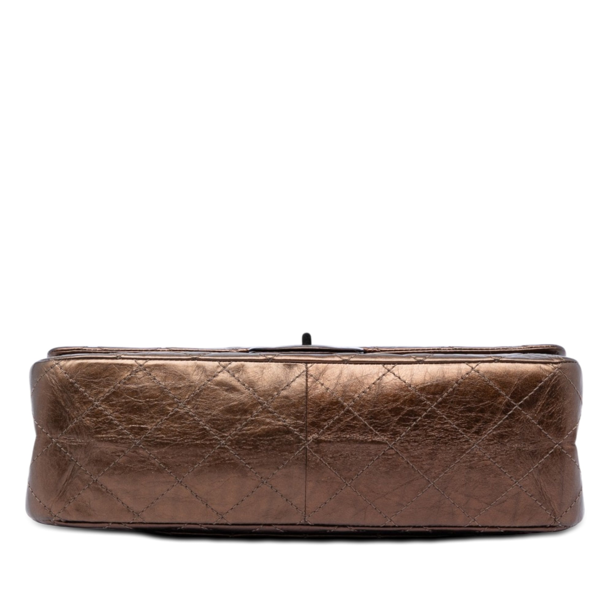 Chanel Metallic Aged Calfskin Reissue 2.55 Single Flap 227 - image 3