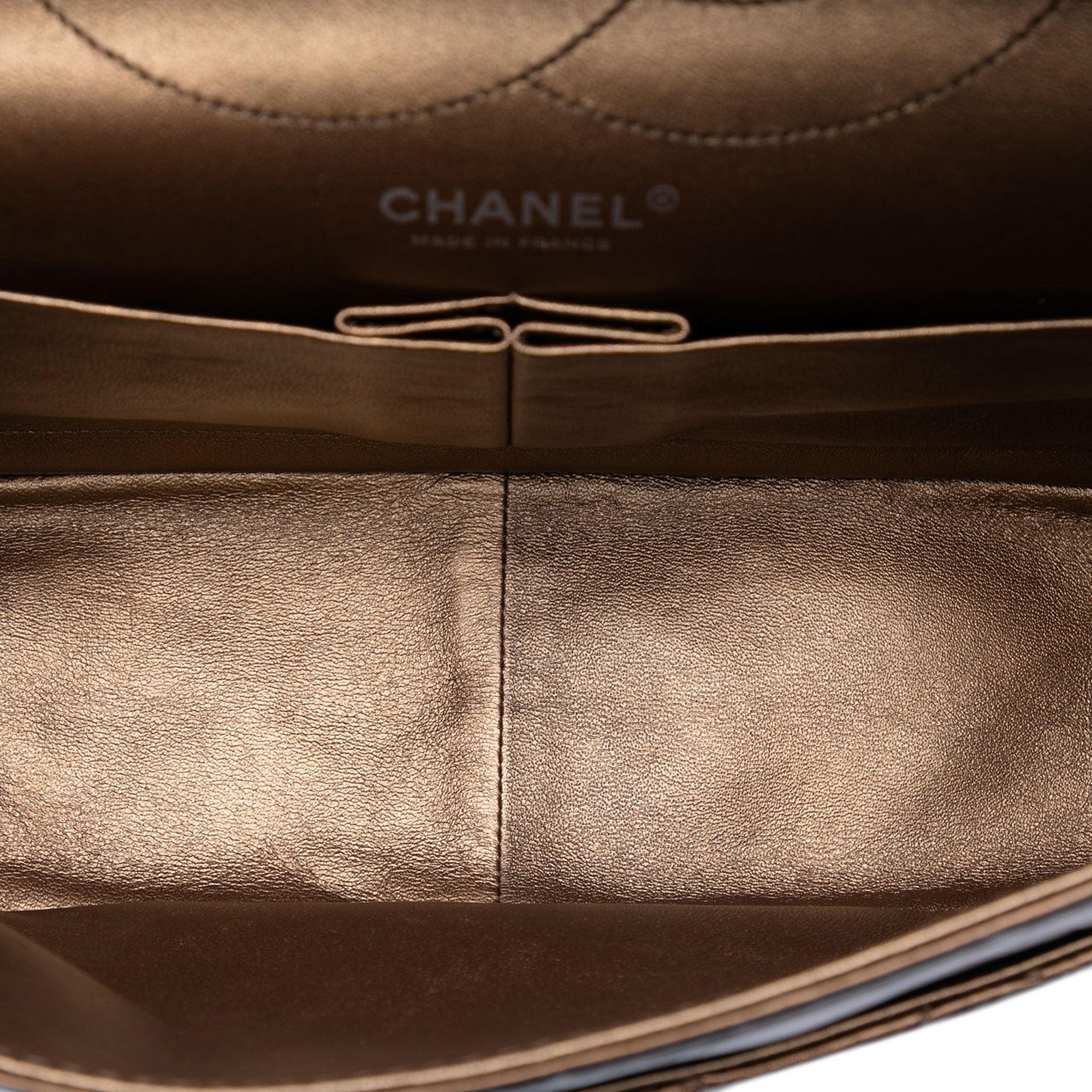 Chanel Metallic Aged Calfskin Reissue 2.55 Single Flap 227 - image 4