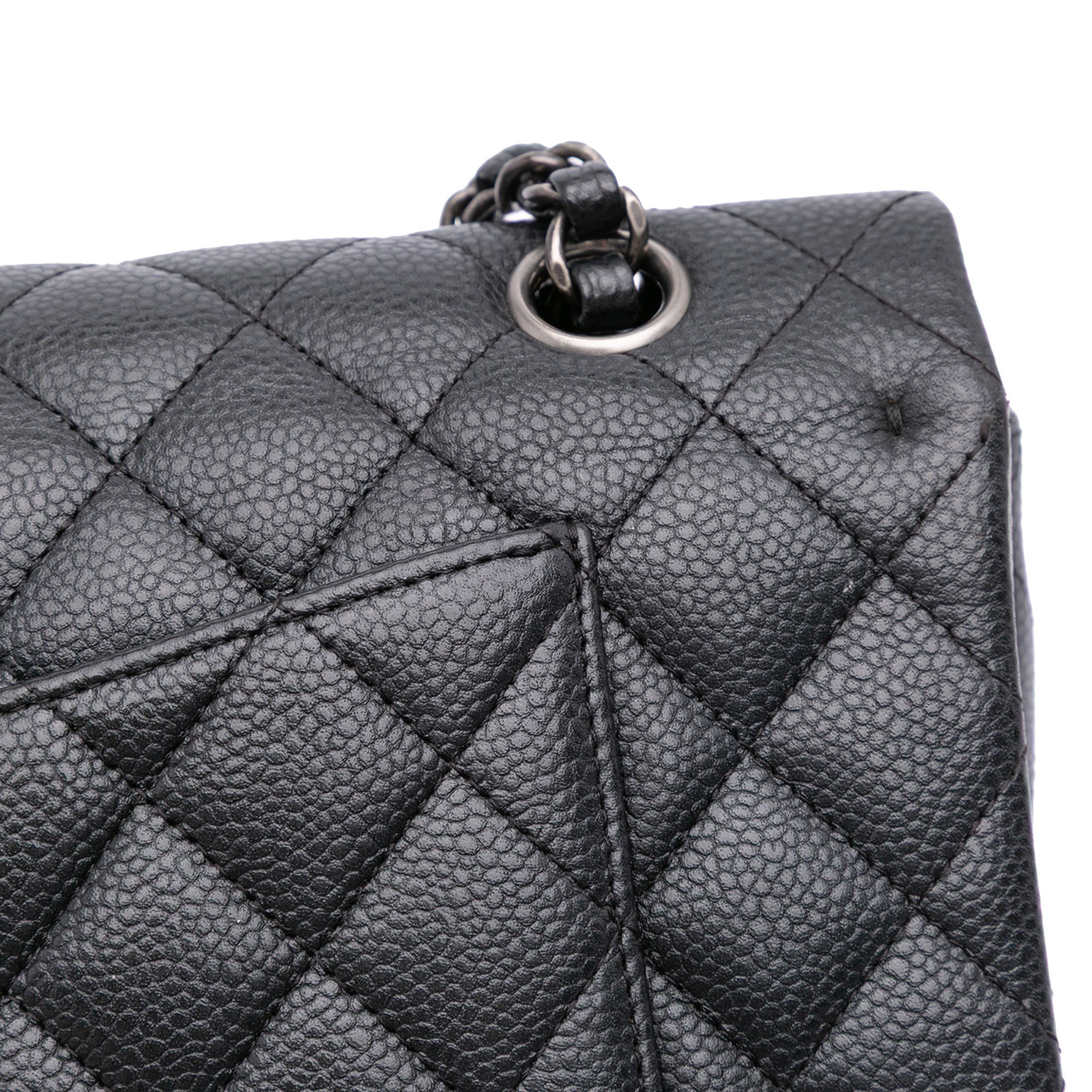 Chanel Medium Classic Caviar Double Flap - image 9