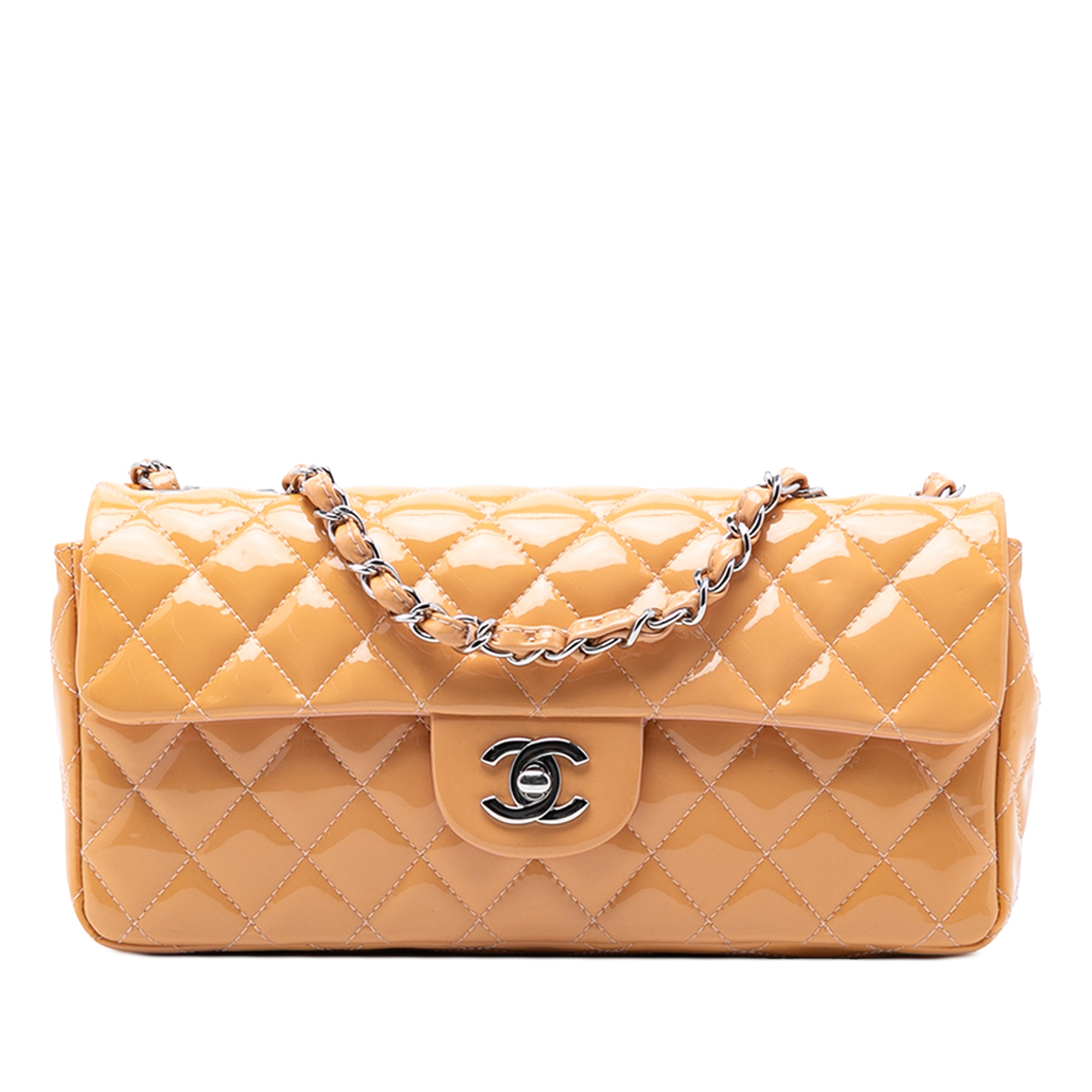 Chanel Classic Patent East West Single Flap - image 1