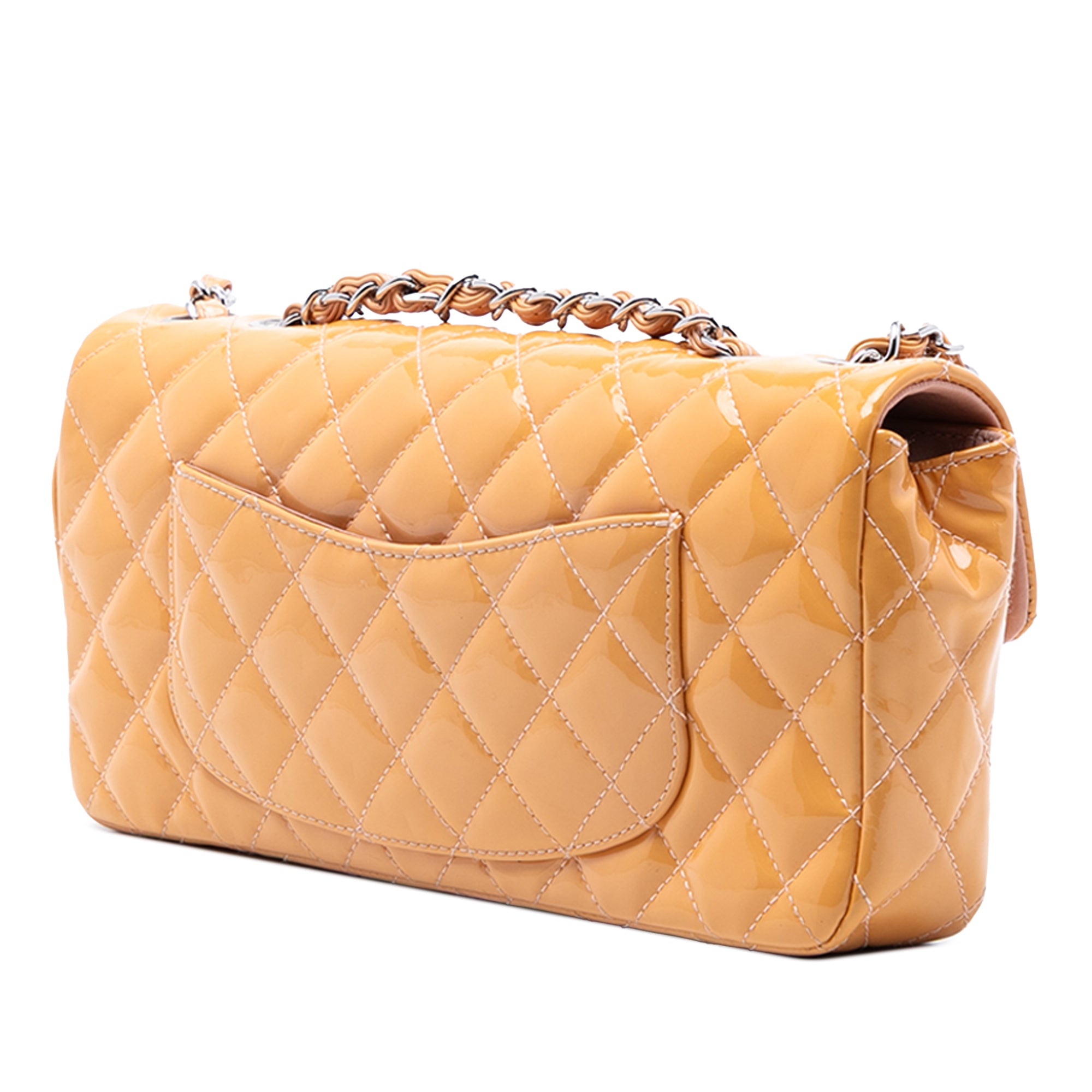 Chanel Classic Patent East West Single Flap - image 2
