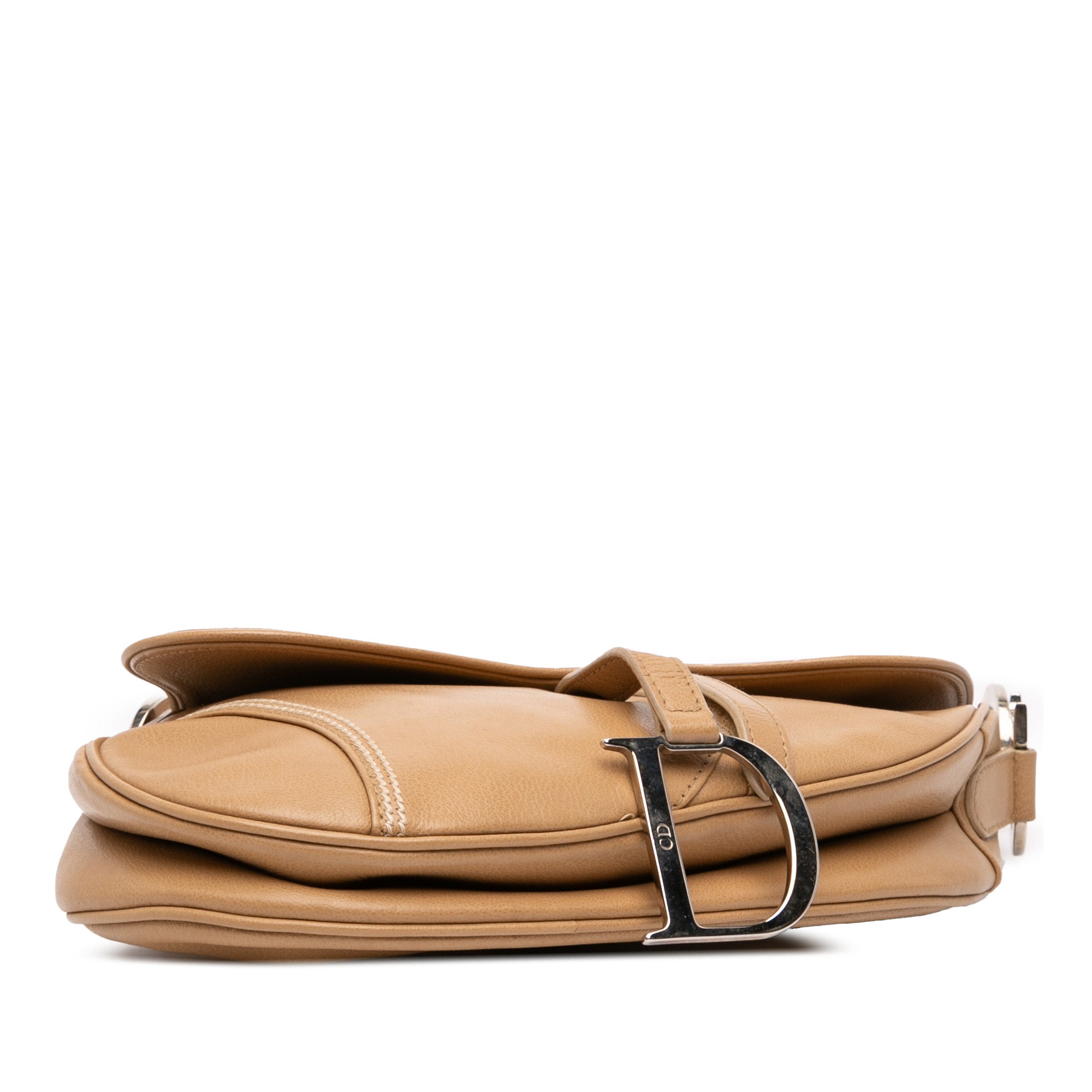 Dior Leather Saddle Bag - image 3