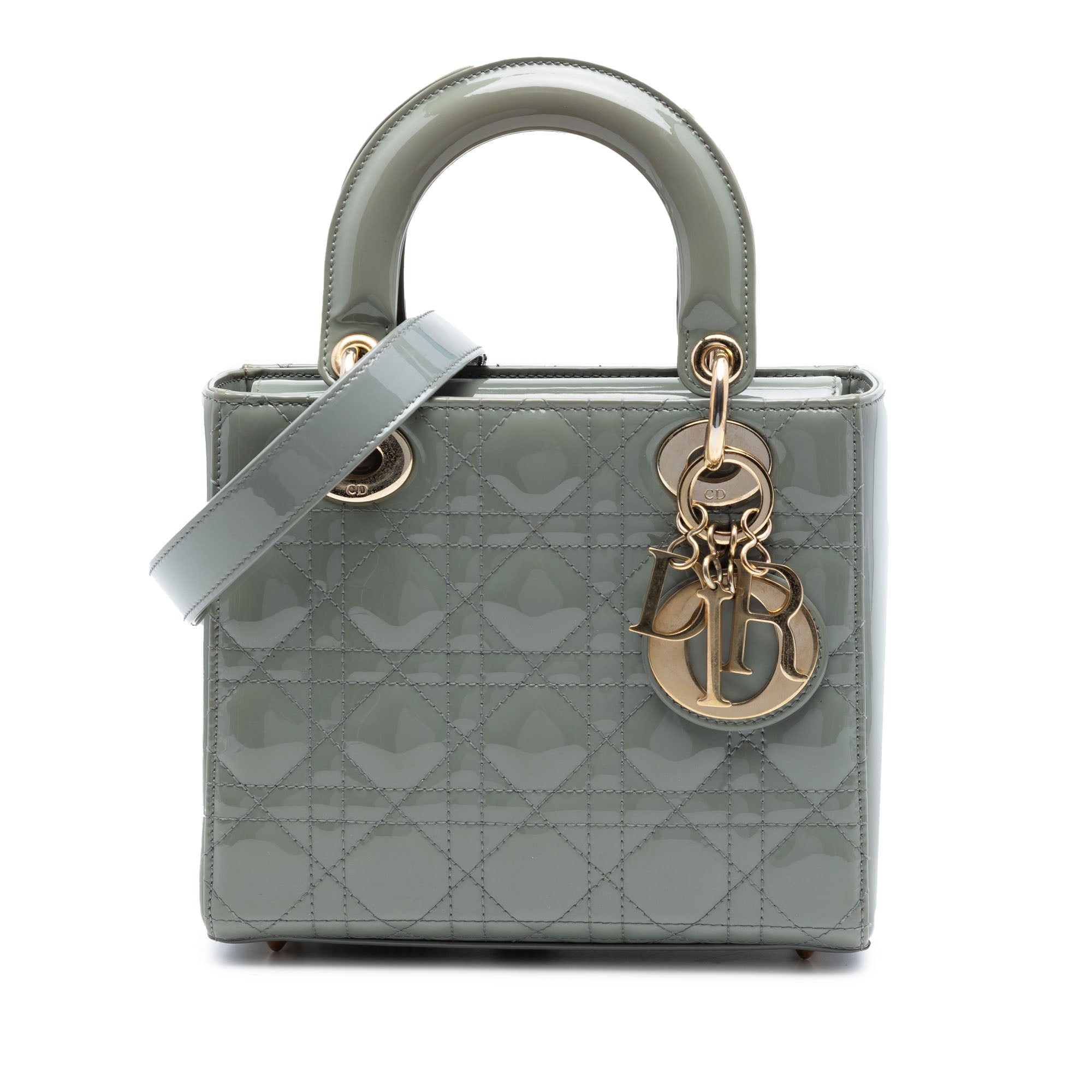 Dior Small Patent Cannage Lady Dior - image 1